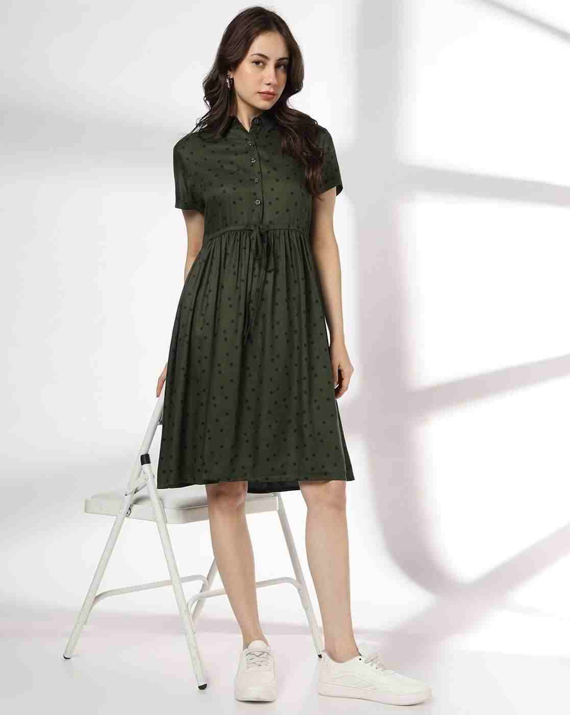 RIO | Women Polka-Dot Shirt Dress|0