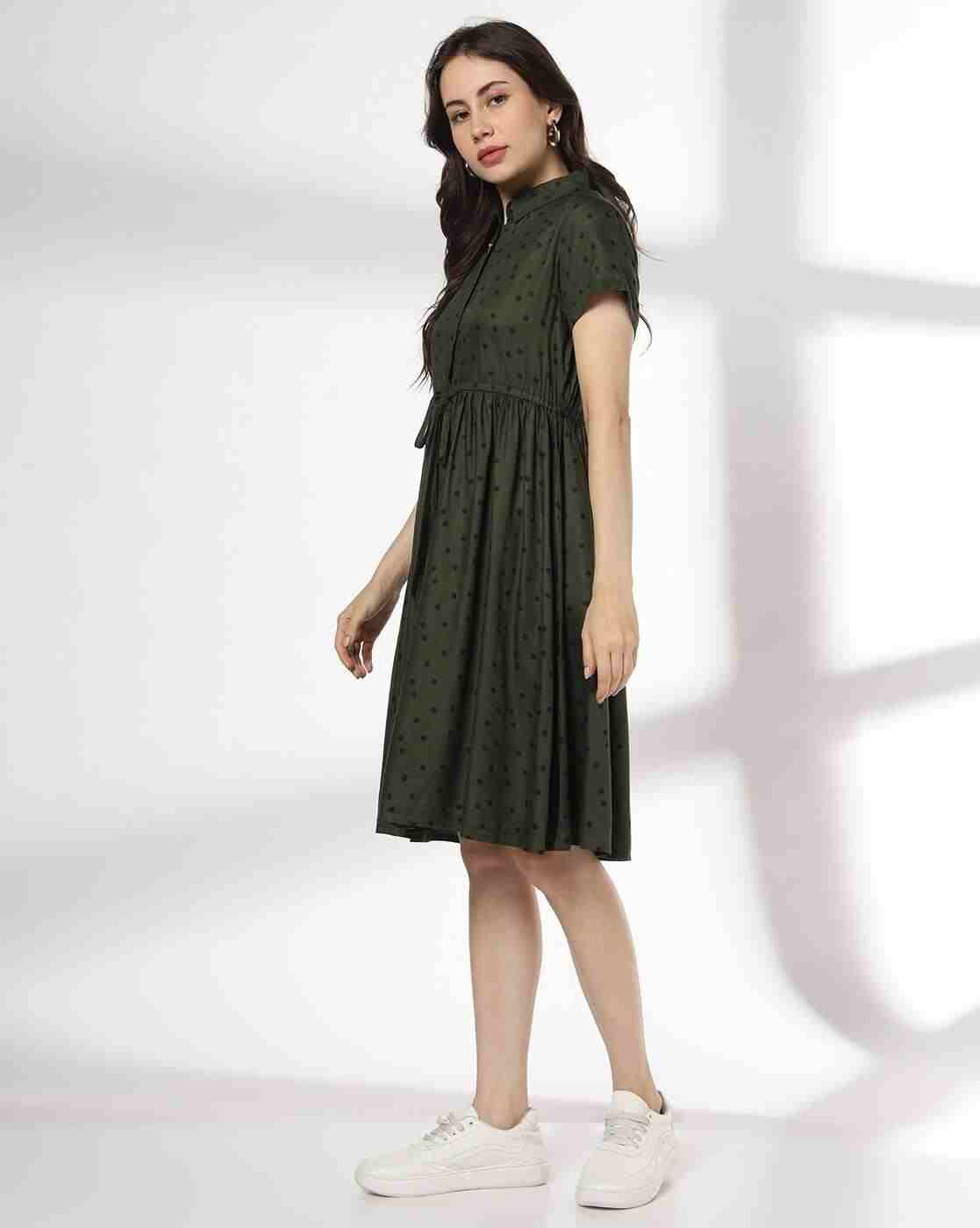 RIO | Women Polka-Dot Shirt Dress|1