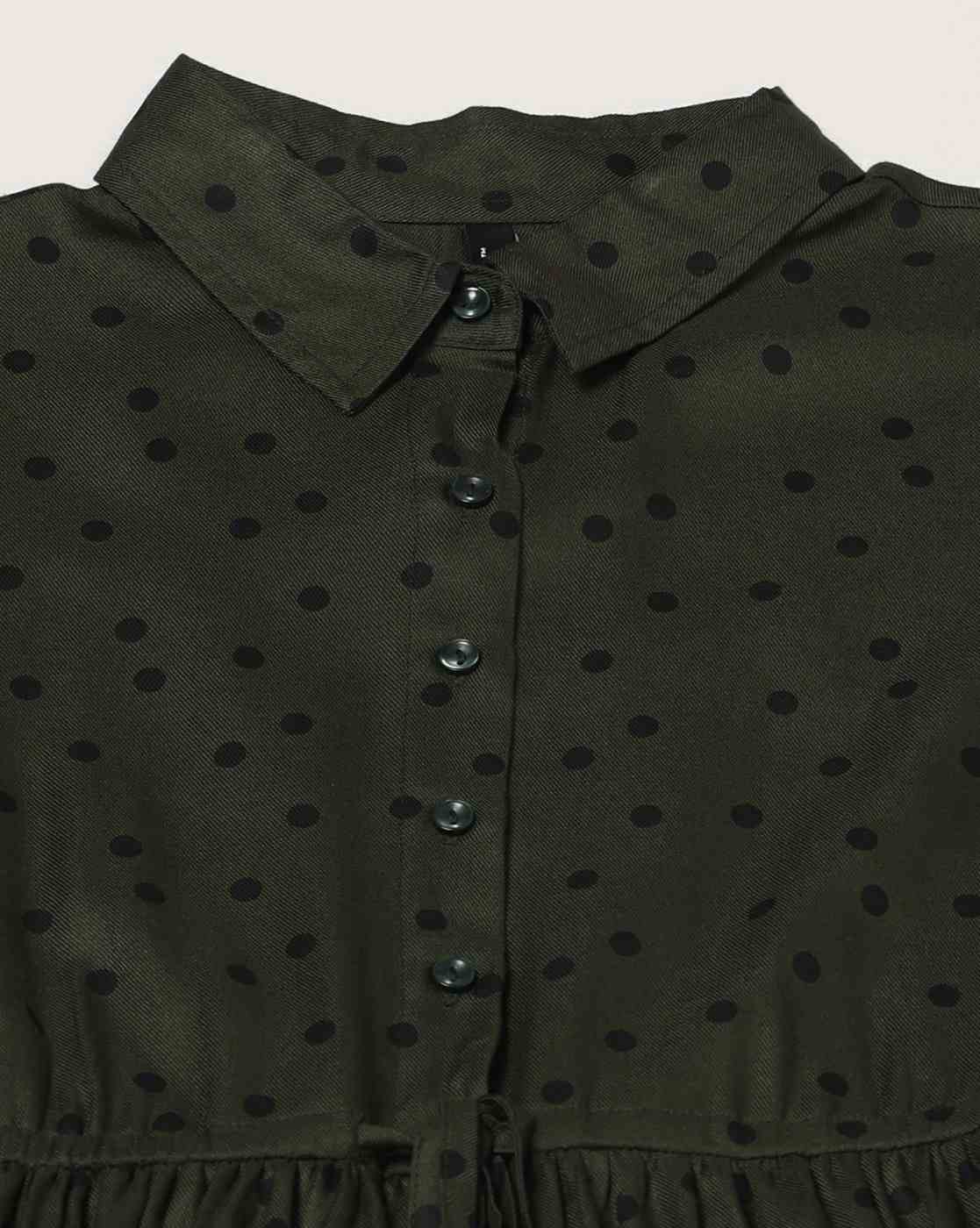 RIO | Women Polka-Dot Shirt Dress|4