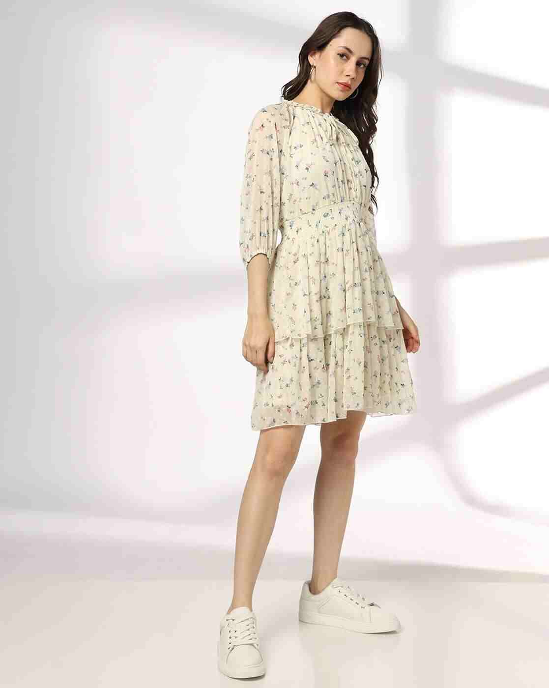 RIO | Women Floral Print Tiered Dress|1