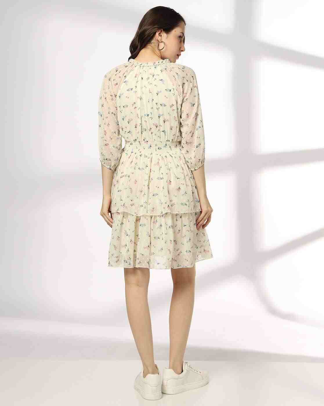 RIO | Women Floral Print Tiered Dress|2