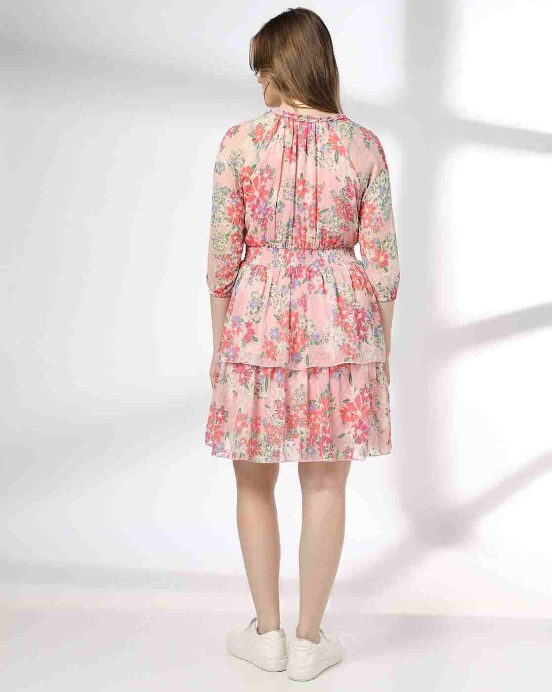 RIO | Women Floral Print Tiered Dress|2
