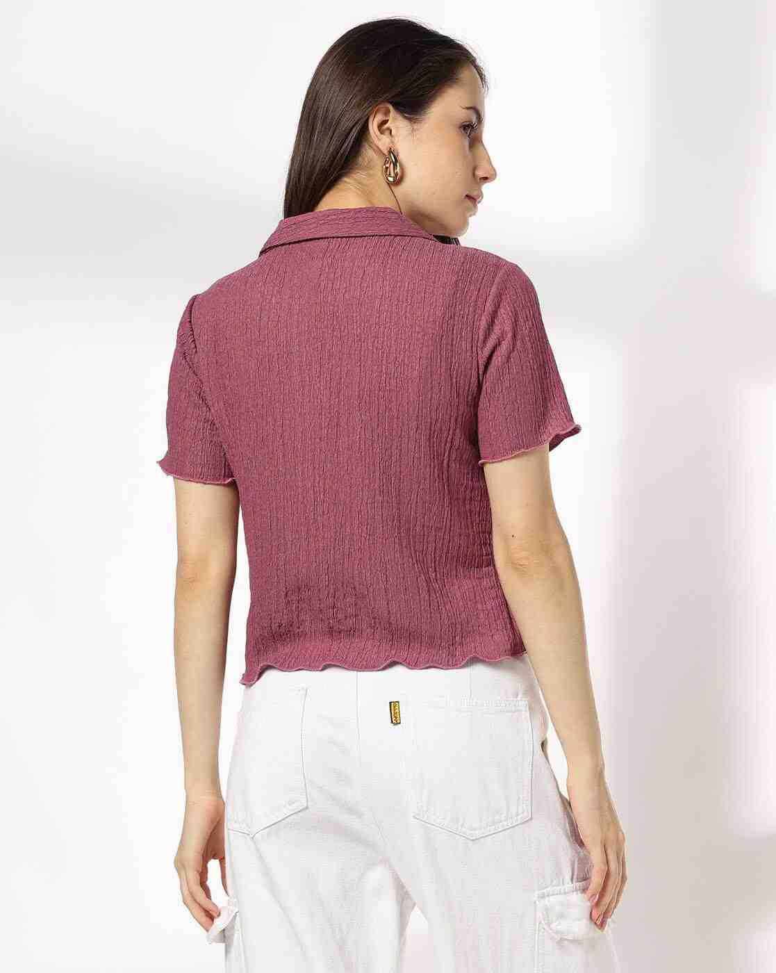 RIO | Women Patterned Slim Fit Shirt|1