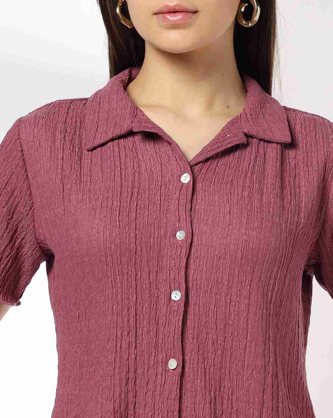 RIO | Women Patterned Slim Fit Shirt|2