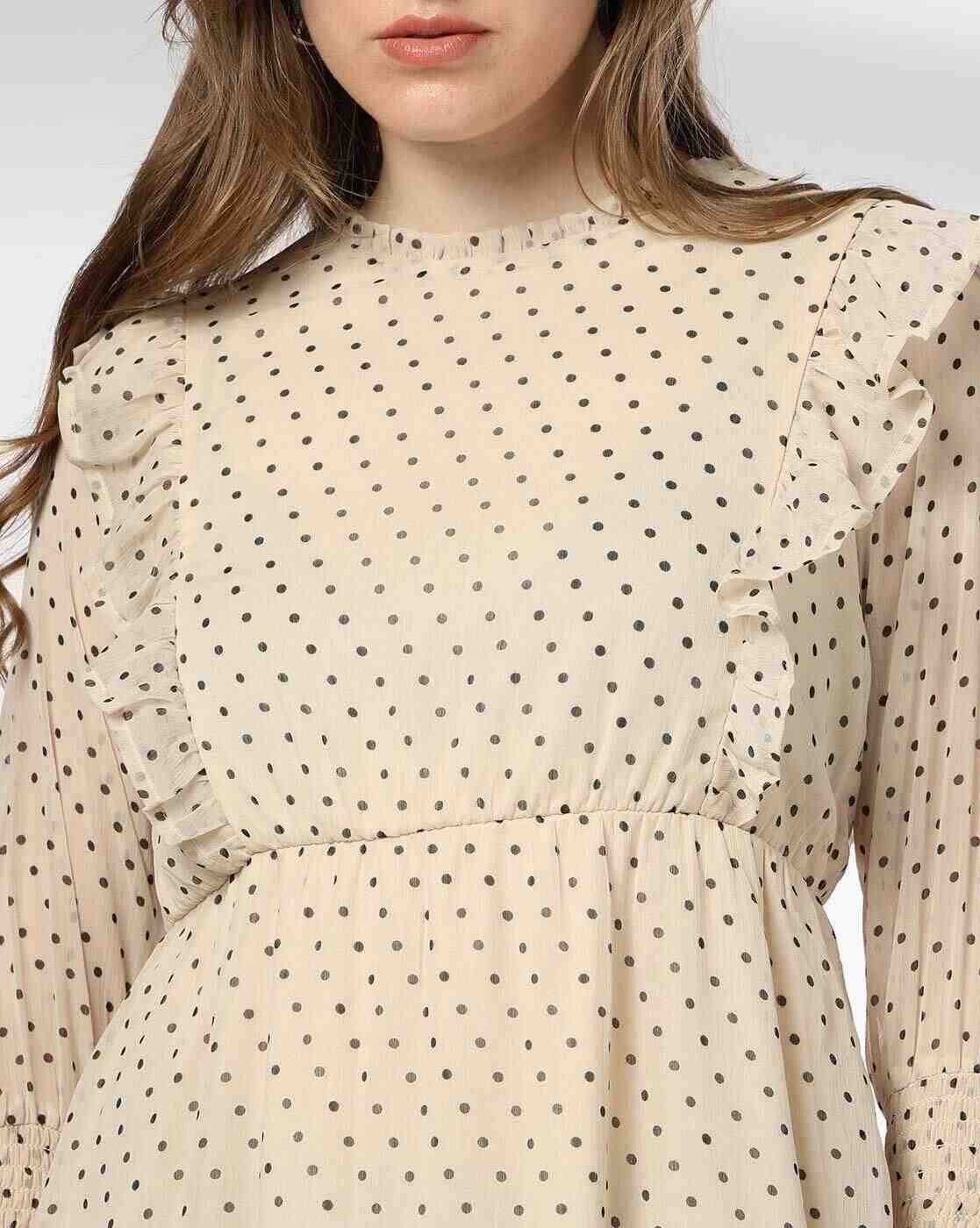 RIO | Women Polka-Dot A-Line Dress|3