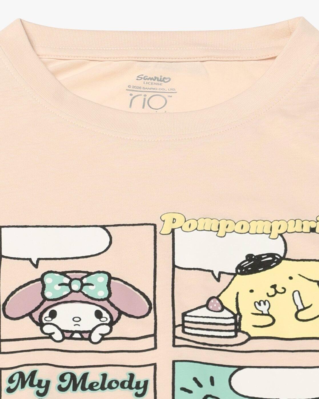 RIO | Women Graphic Print T-Shirt & Pyjamas Set|5