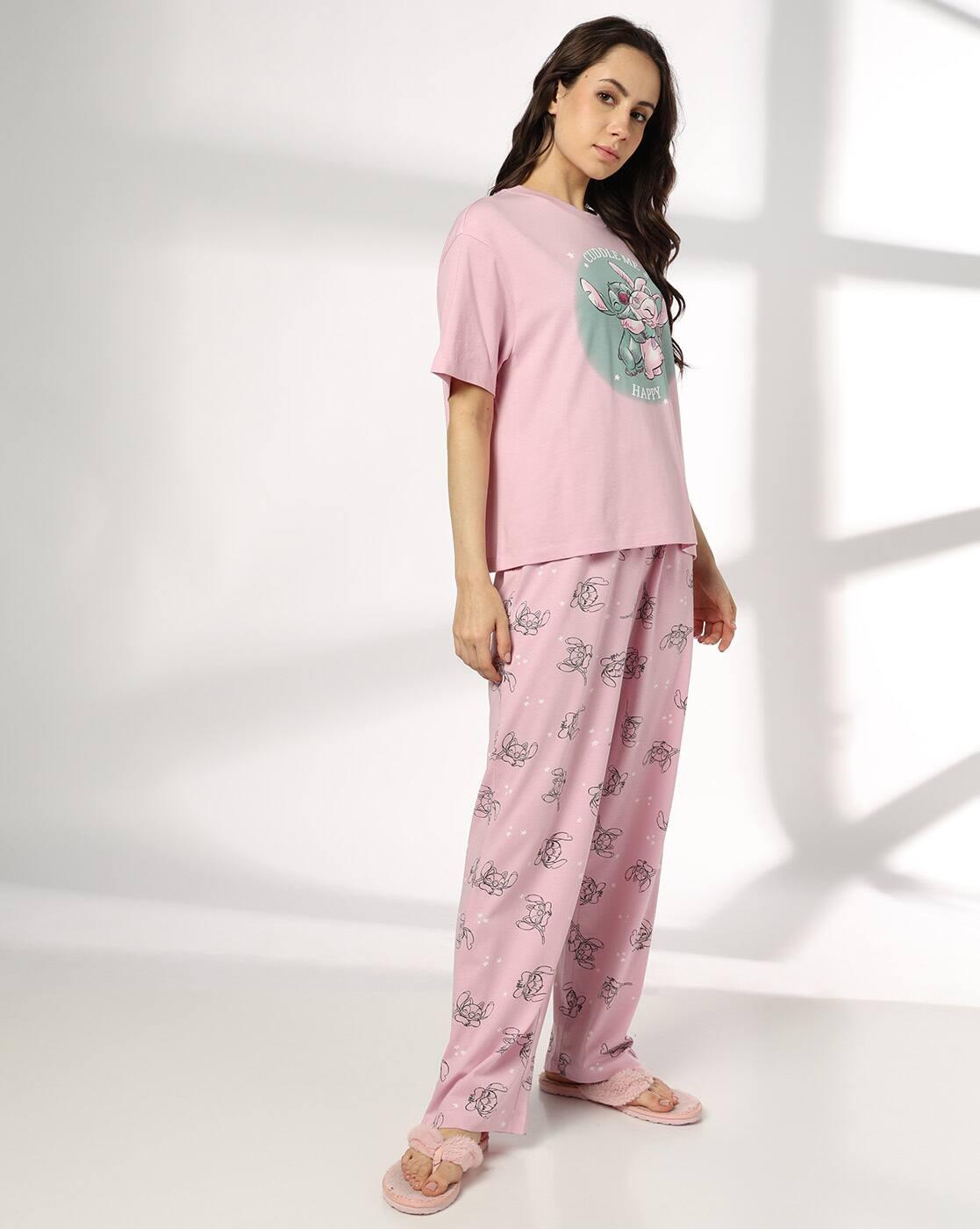 RIO | Women Stitch T-Shirt & Pyjamas Sets|1