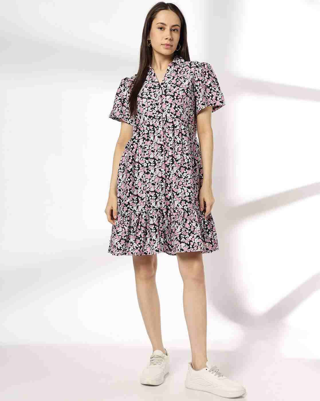 RIO | Women Floral Print Tiered Dress|0