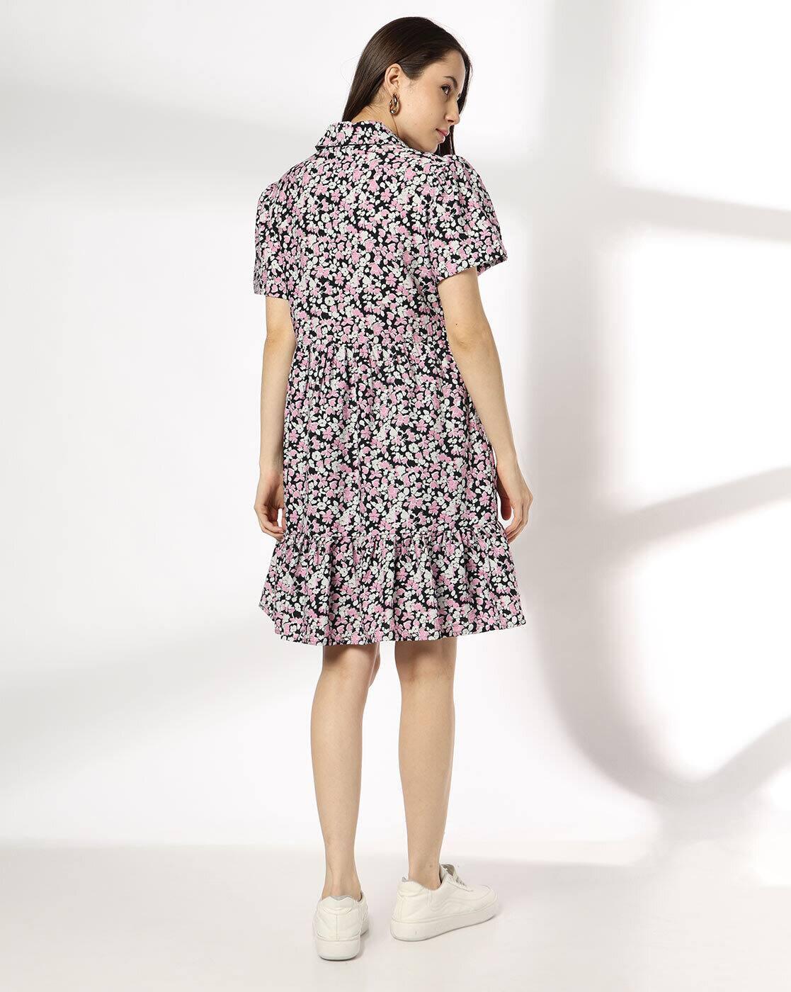RIO | Women Floral Print Tiered Dress|2