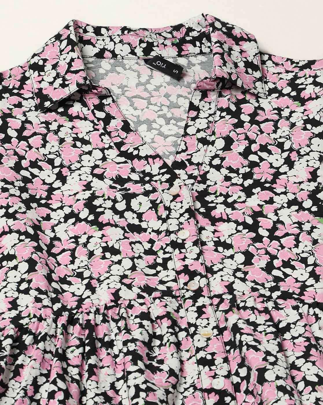 RIO | Women Floral Print Tiered Dress|4
