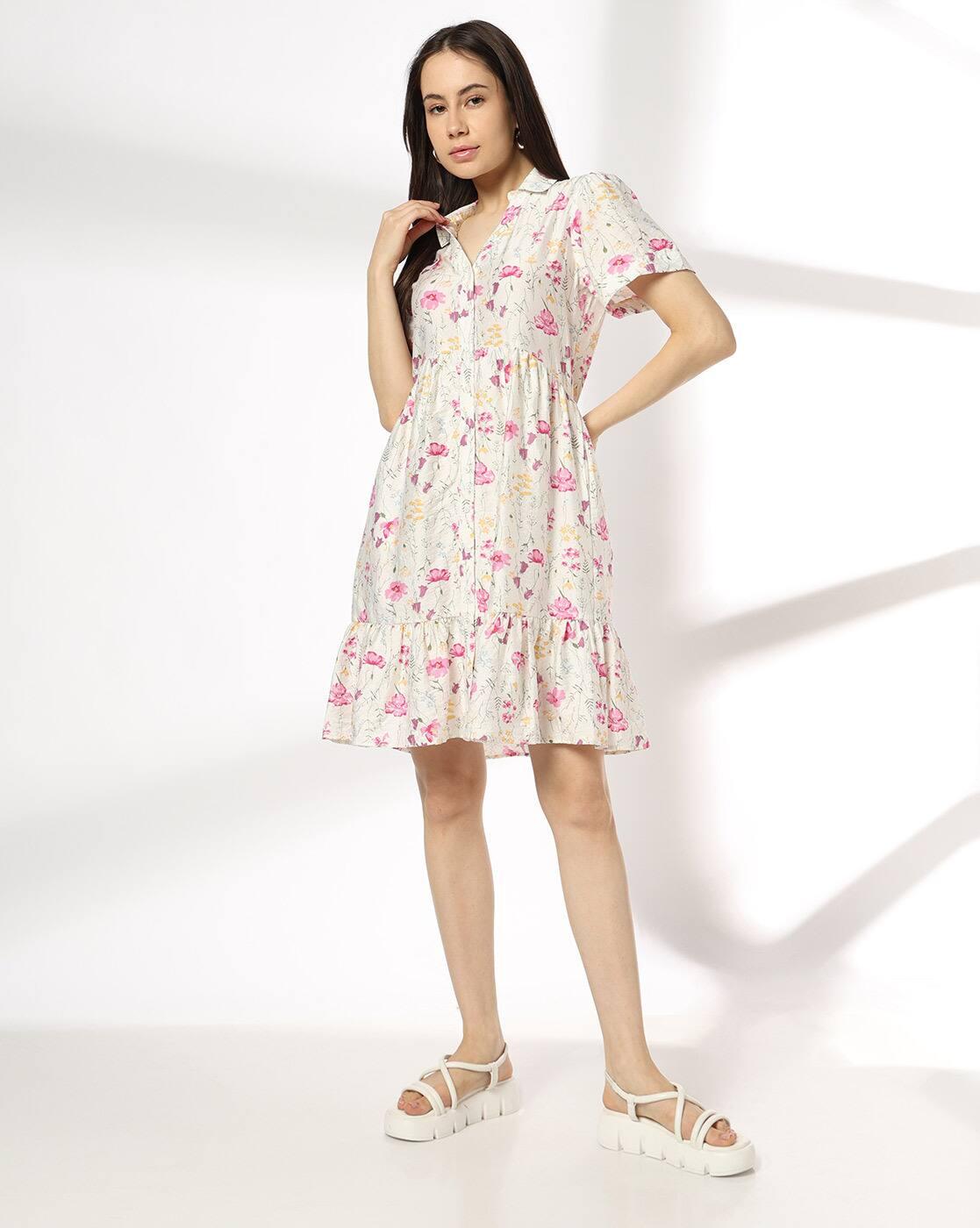 RIO | Women Floral Print Tiered Dress|1