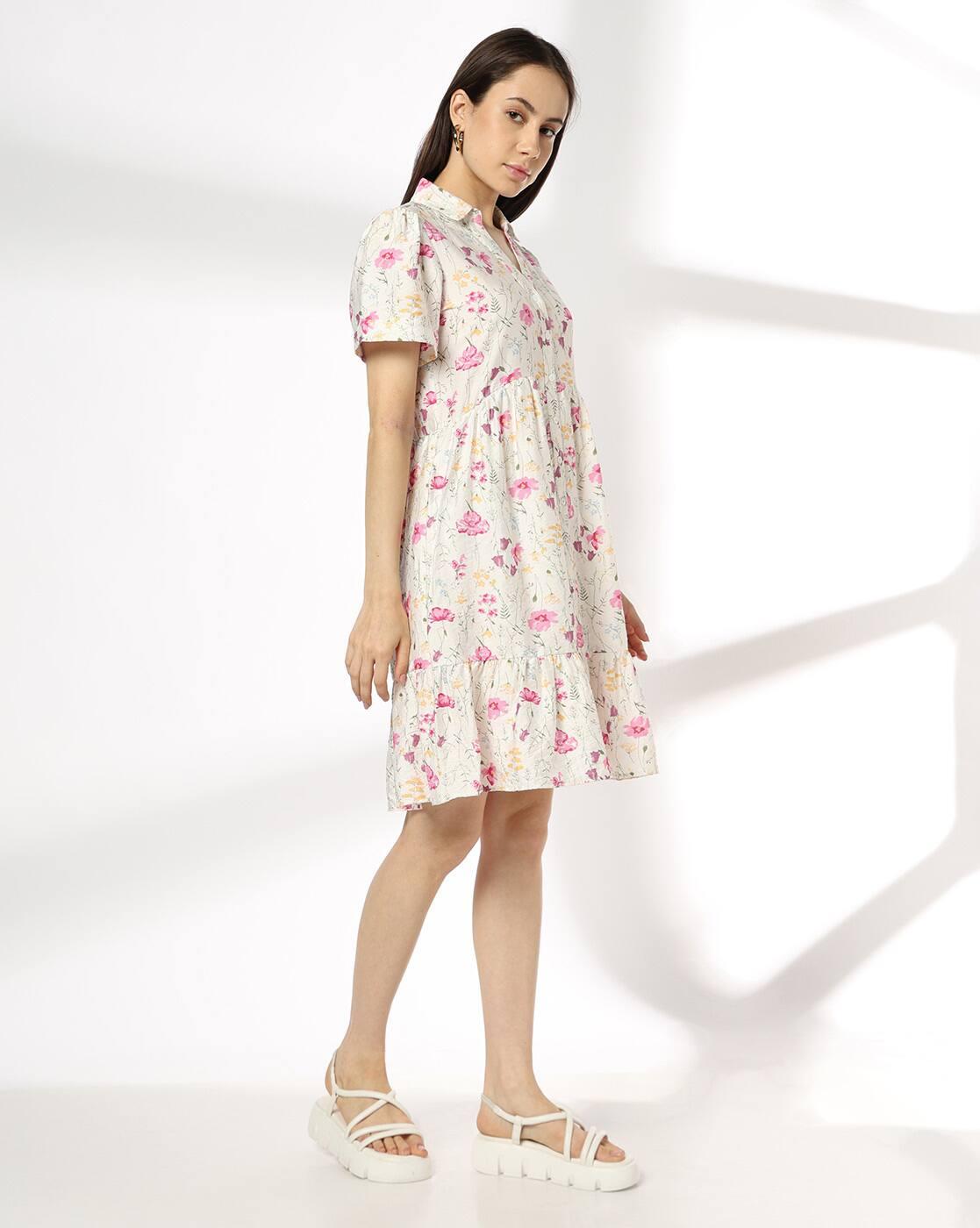 RIO | Women Floral Print Tiered Dress|2
