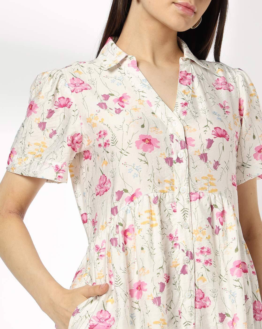 RIO | Women Floral Print Tiered Dress|4