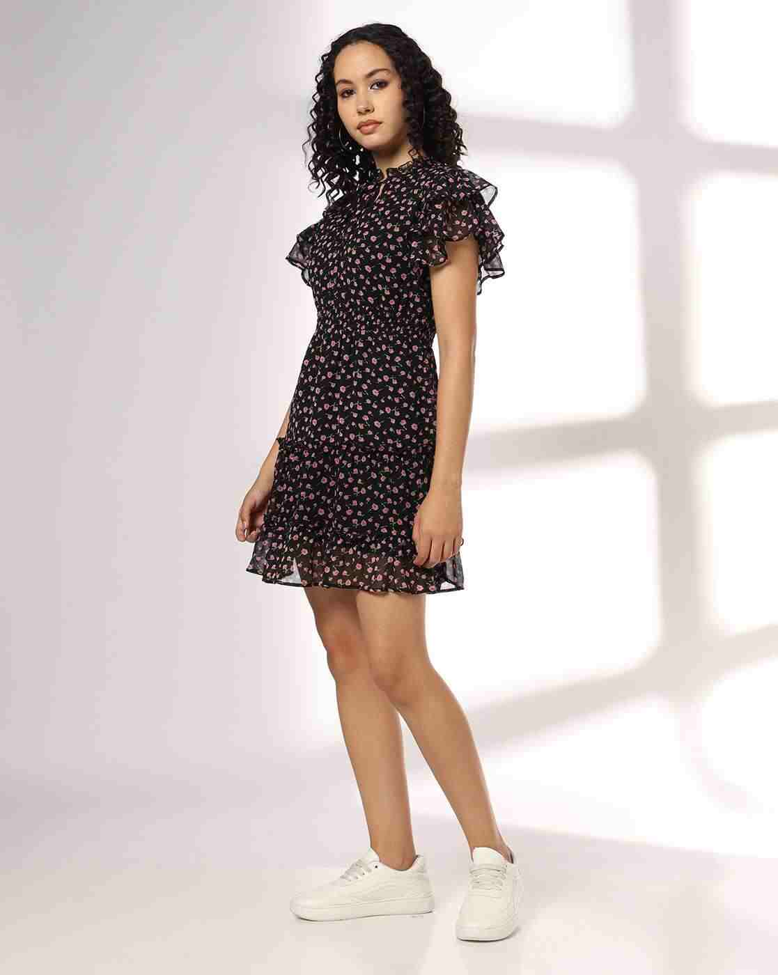 RIO | Women Floral Mini Flounce Dress|2