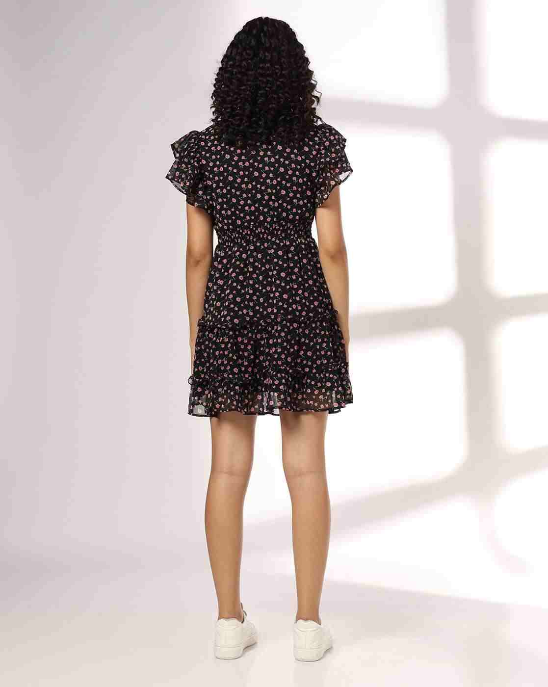 RIO | Women Floral Mini Flounce Dress|3