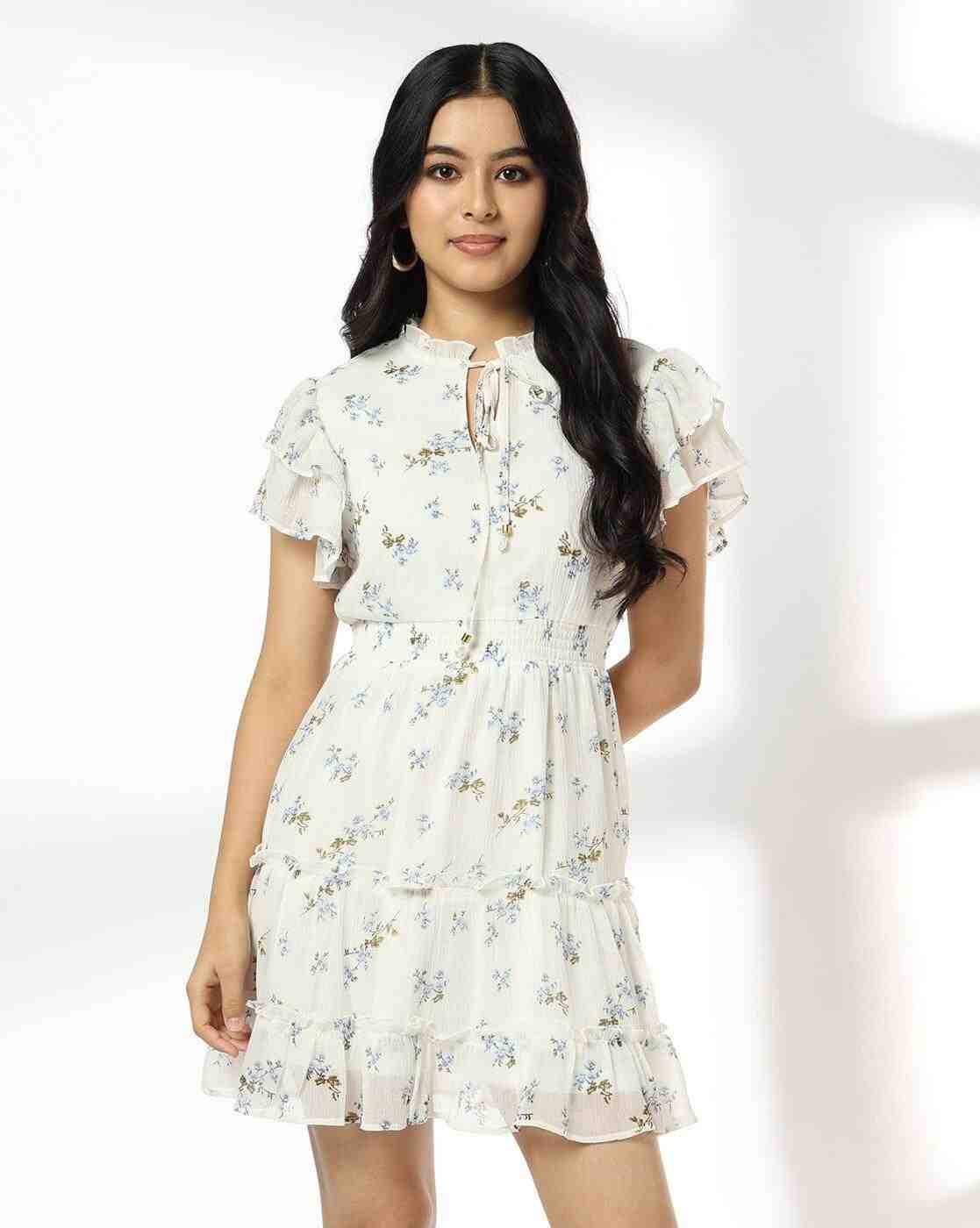 RIO | Women Floral Mini Flounce Dress|3