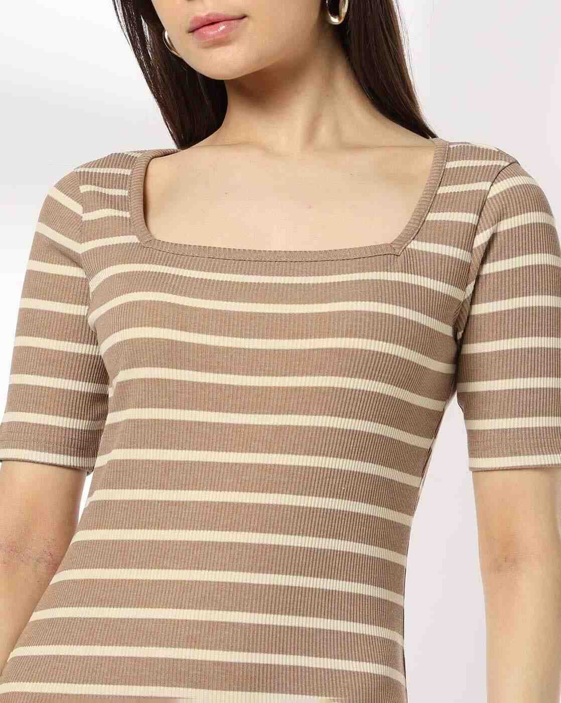 RIO | Women Striped Bodycon Dress|4