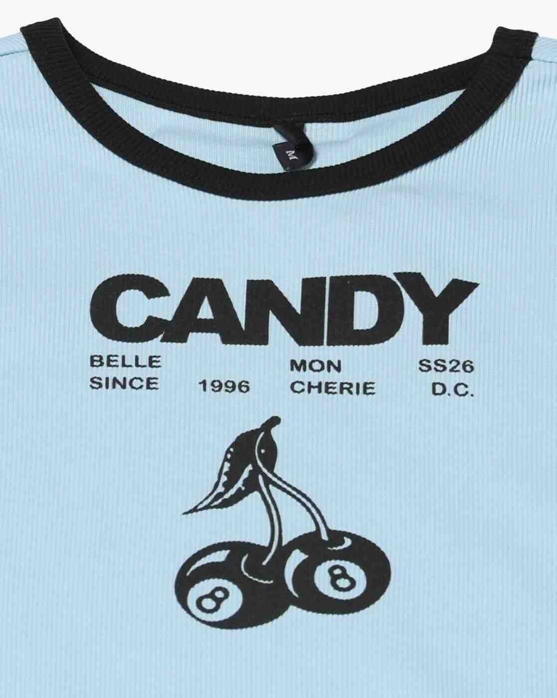 RIO | Women Typographic Print Regular Fit Crew-Neck T-Shirt|4