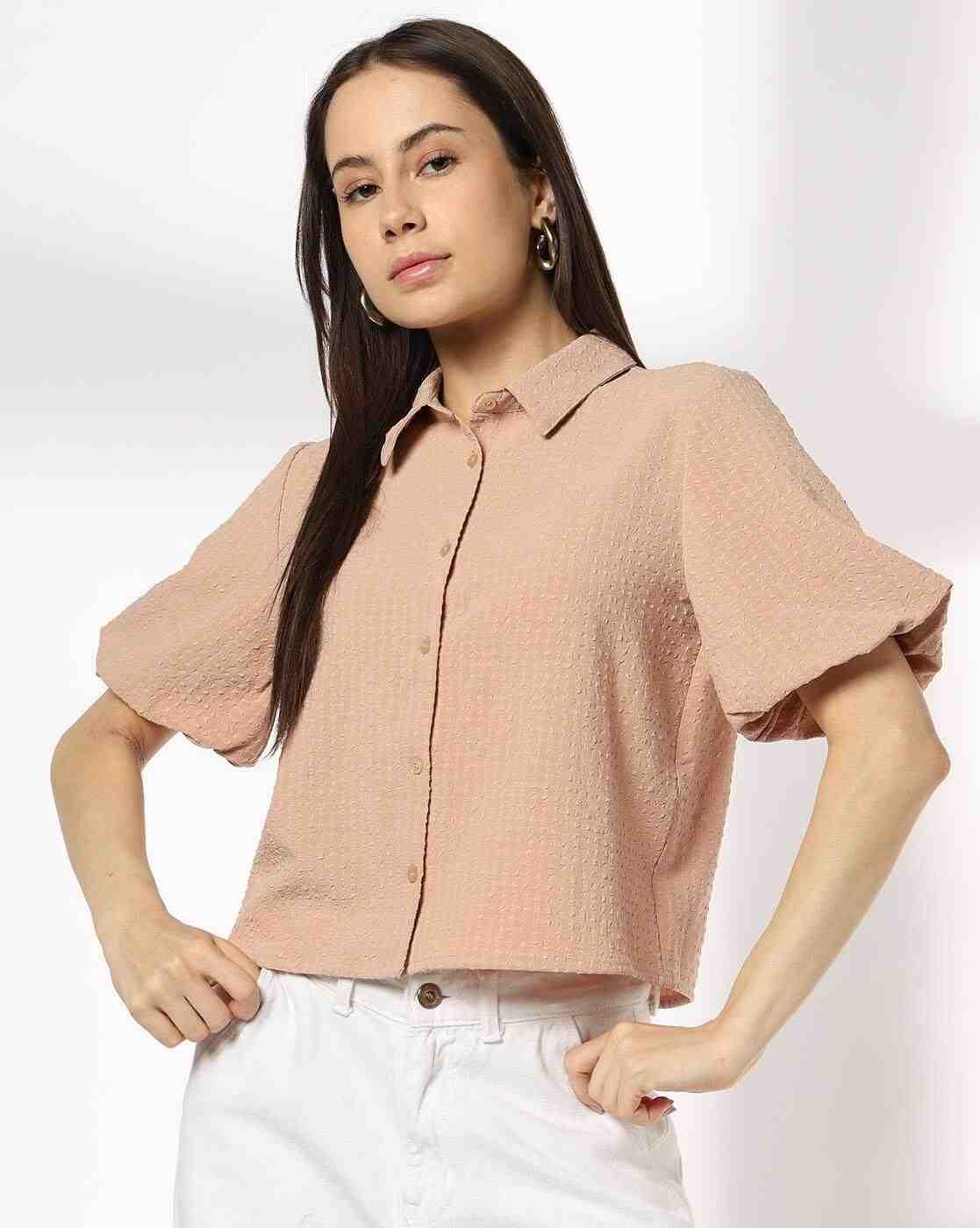 RIO | Women Patterned Regular Fit Shirt|0