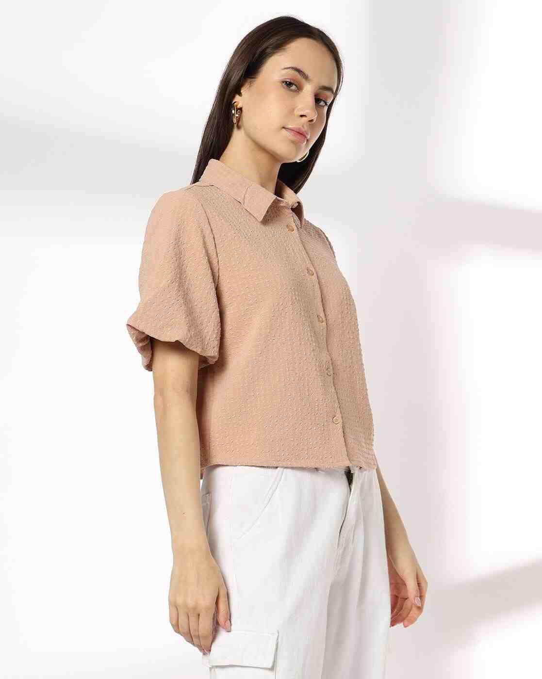 RIO | Women Patterned Regular Fit Shirt|1