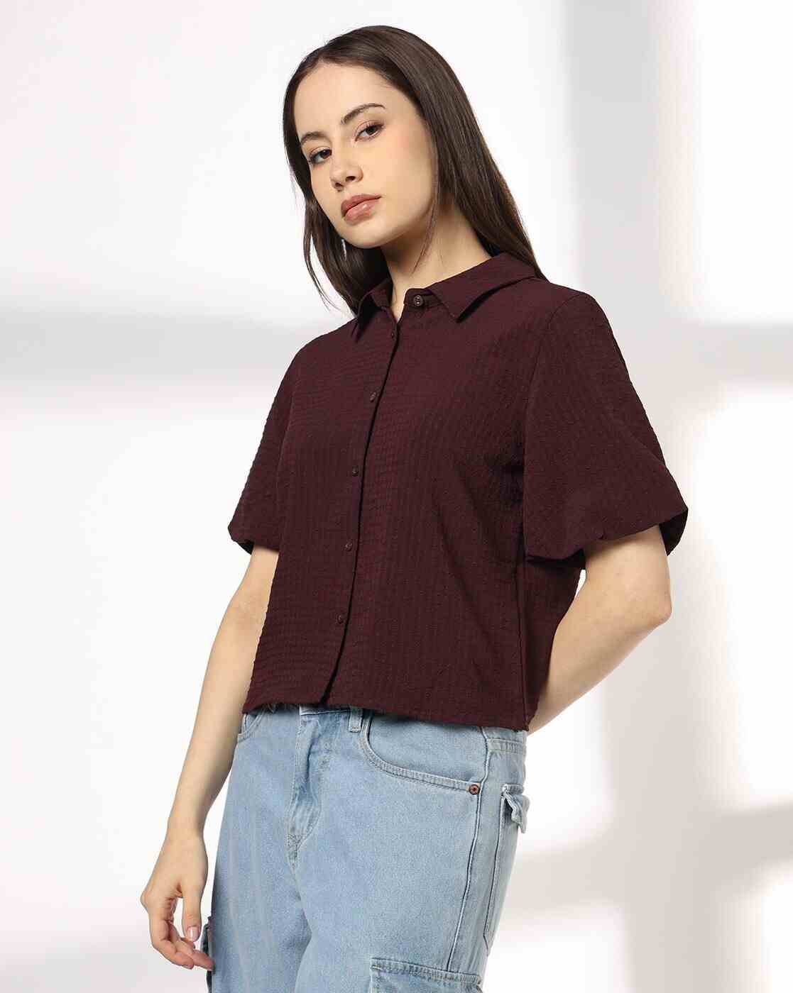 RIO | Women Patterned Regular Fit Shirt|1