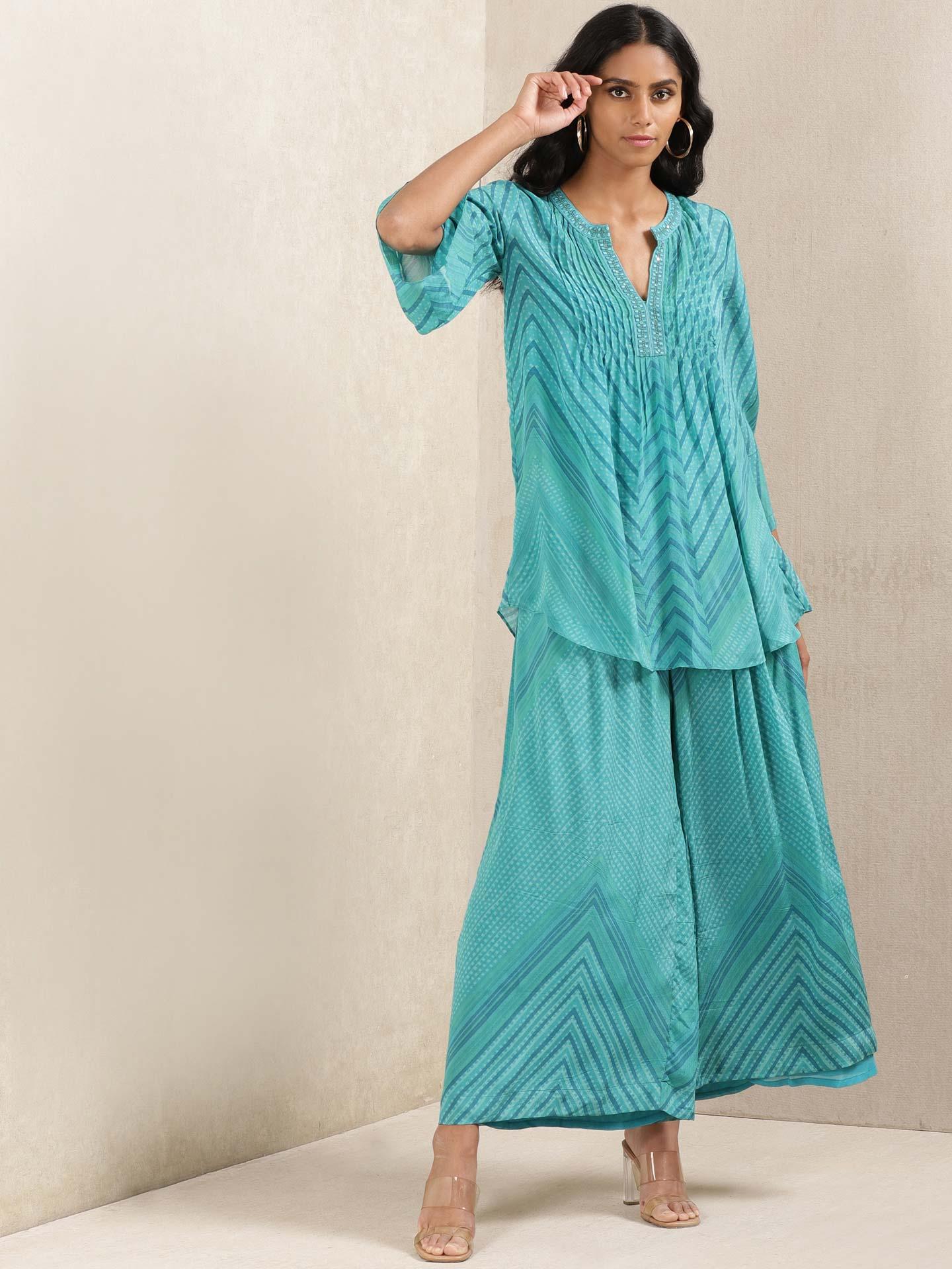 Turquoise Mothra Co-Ord Set