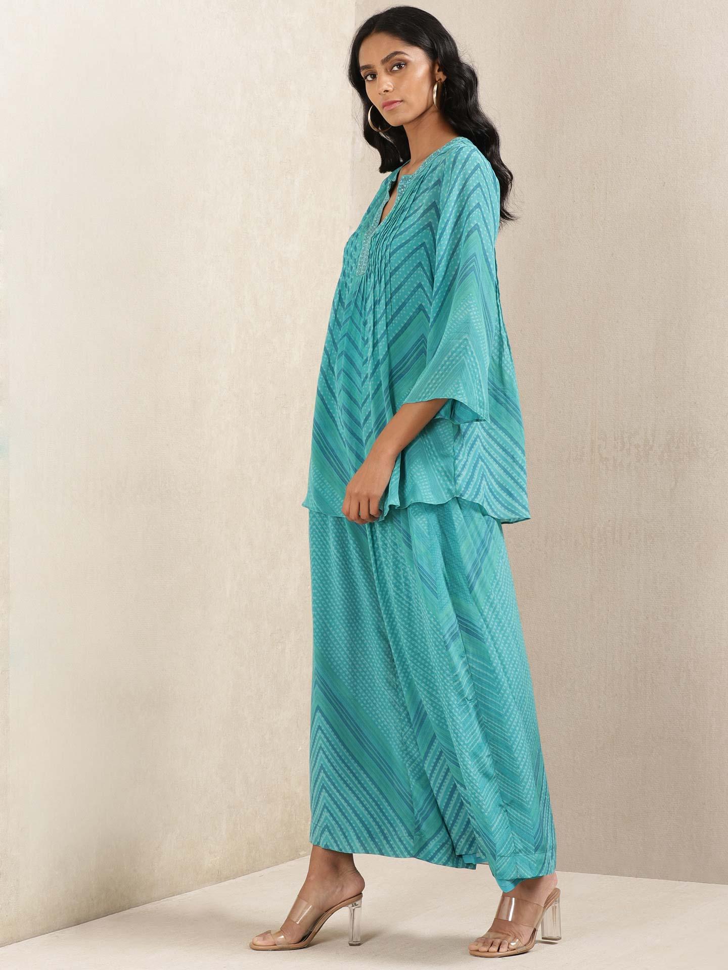 Turquoise Mothra Co-Ord Set