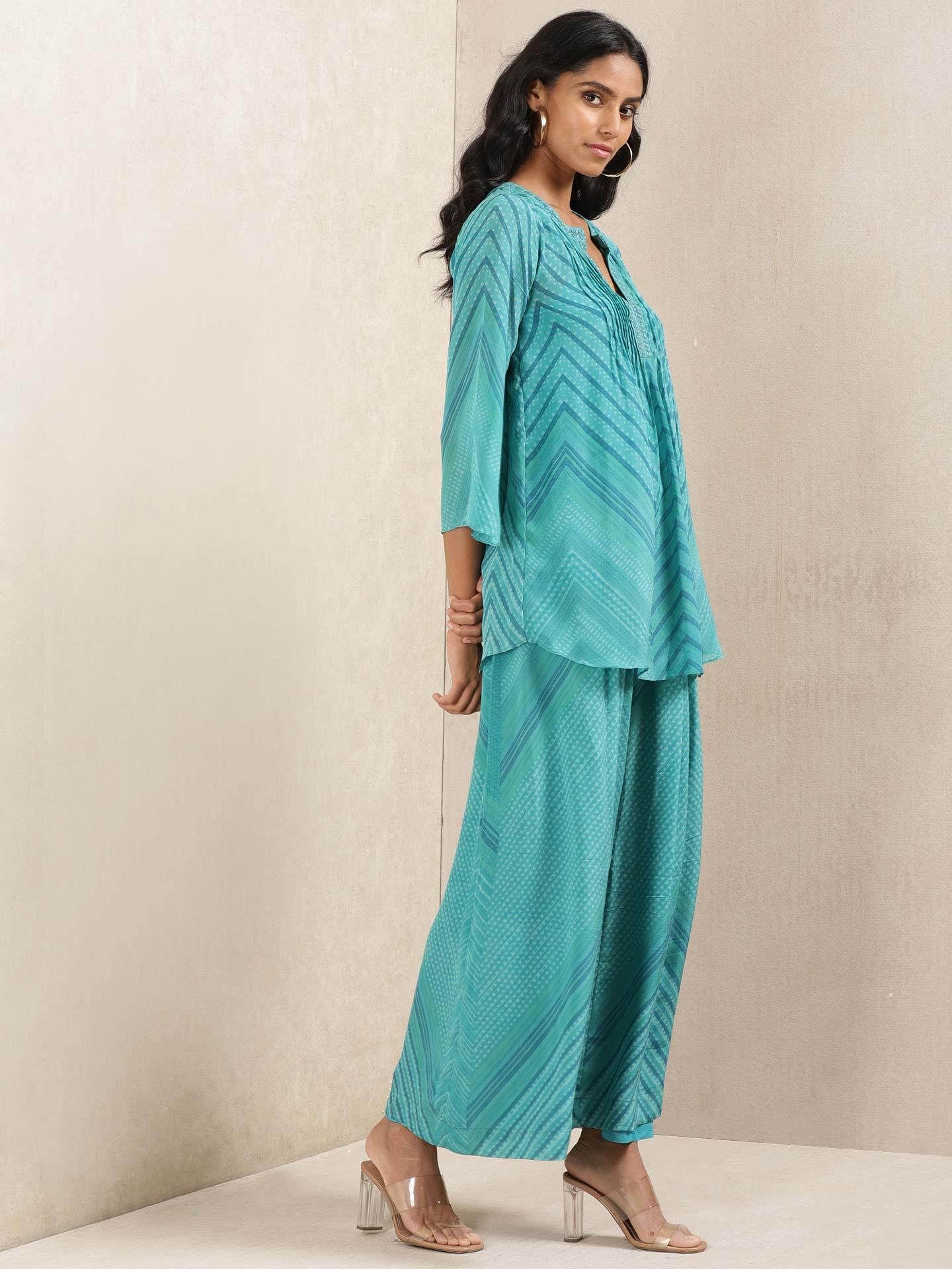 Turquoise Mothra Co-Ord Set