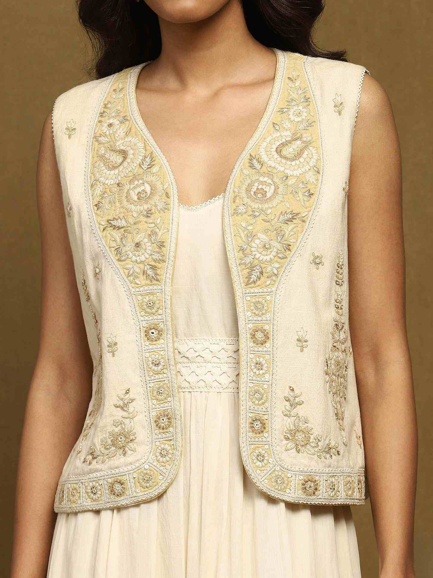 Ivory Afreen Tiered Dress