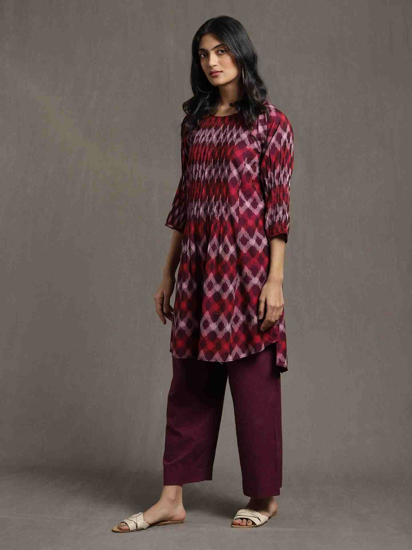 Purple Whimsical Heritage Co-Ord Set