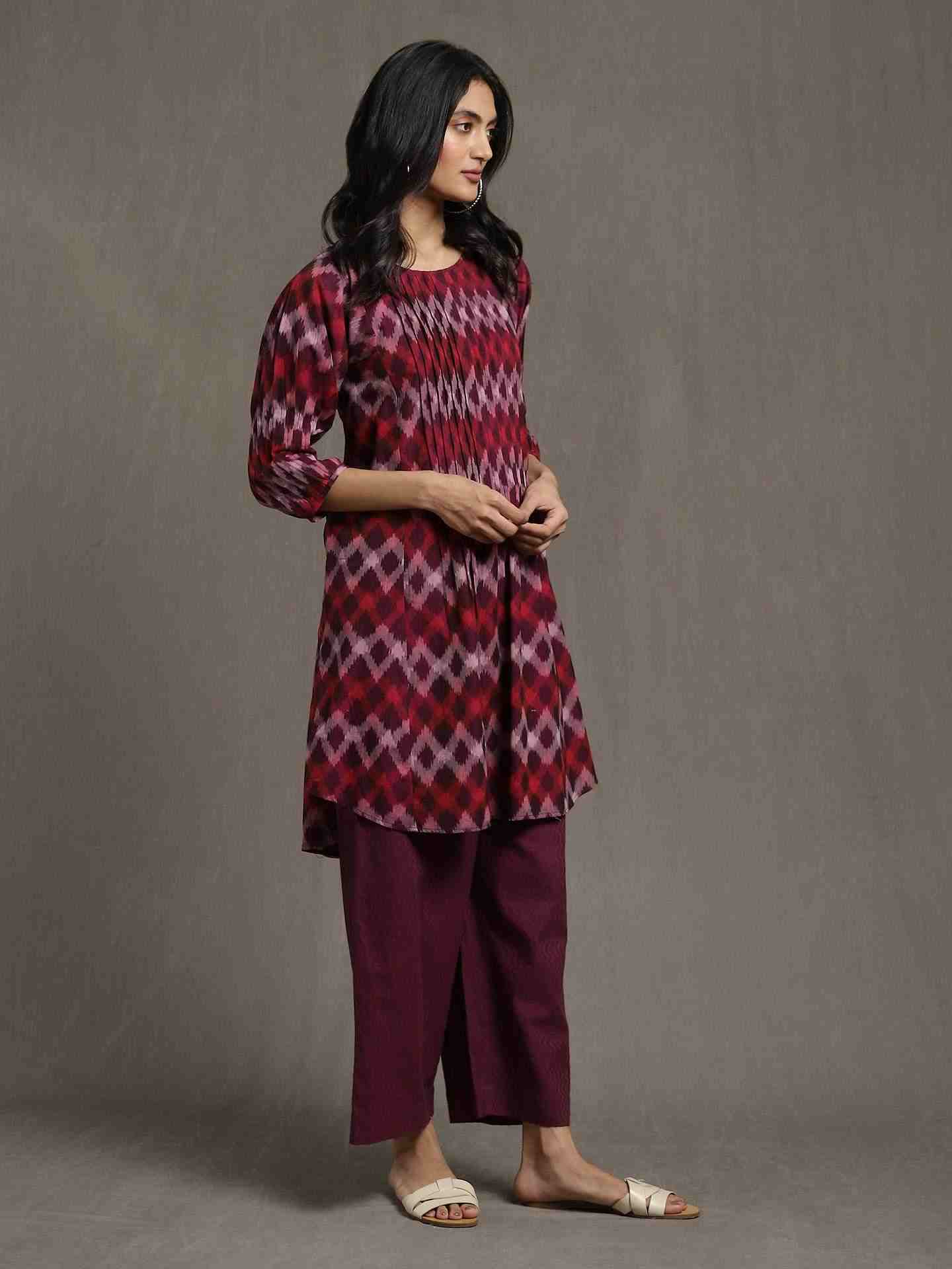 Purple Whimsical Heritage Co-Ord Set