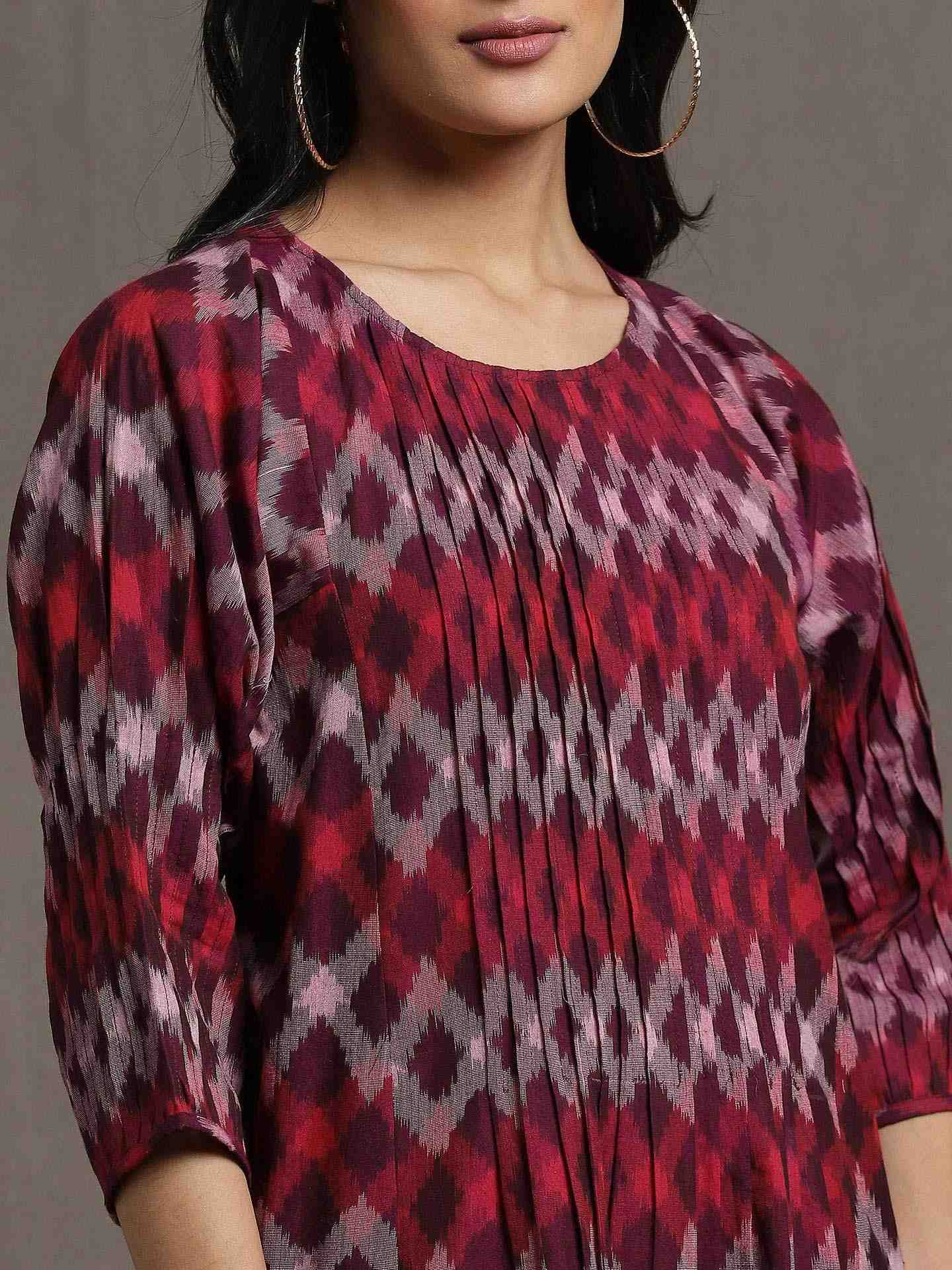 Purple Whimsical Heritage Co-Ord Set