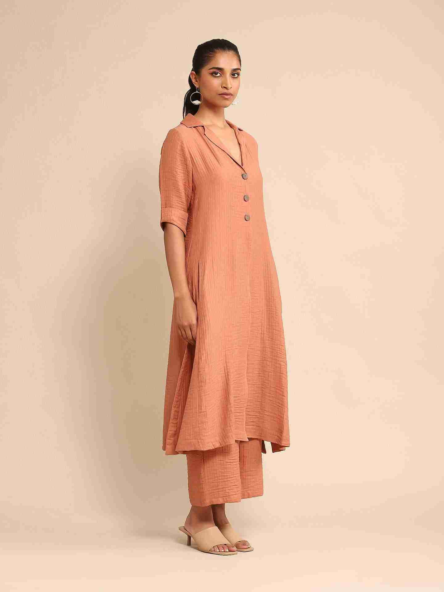 Pink Urban Elysian Cotton Kurta Set