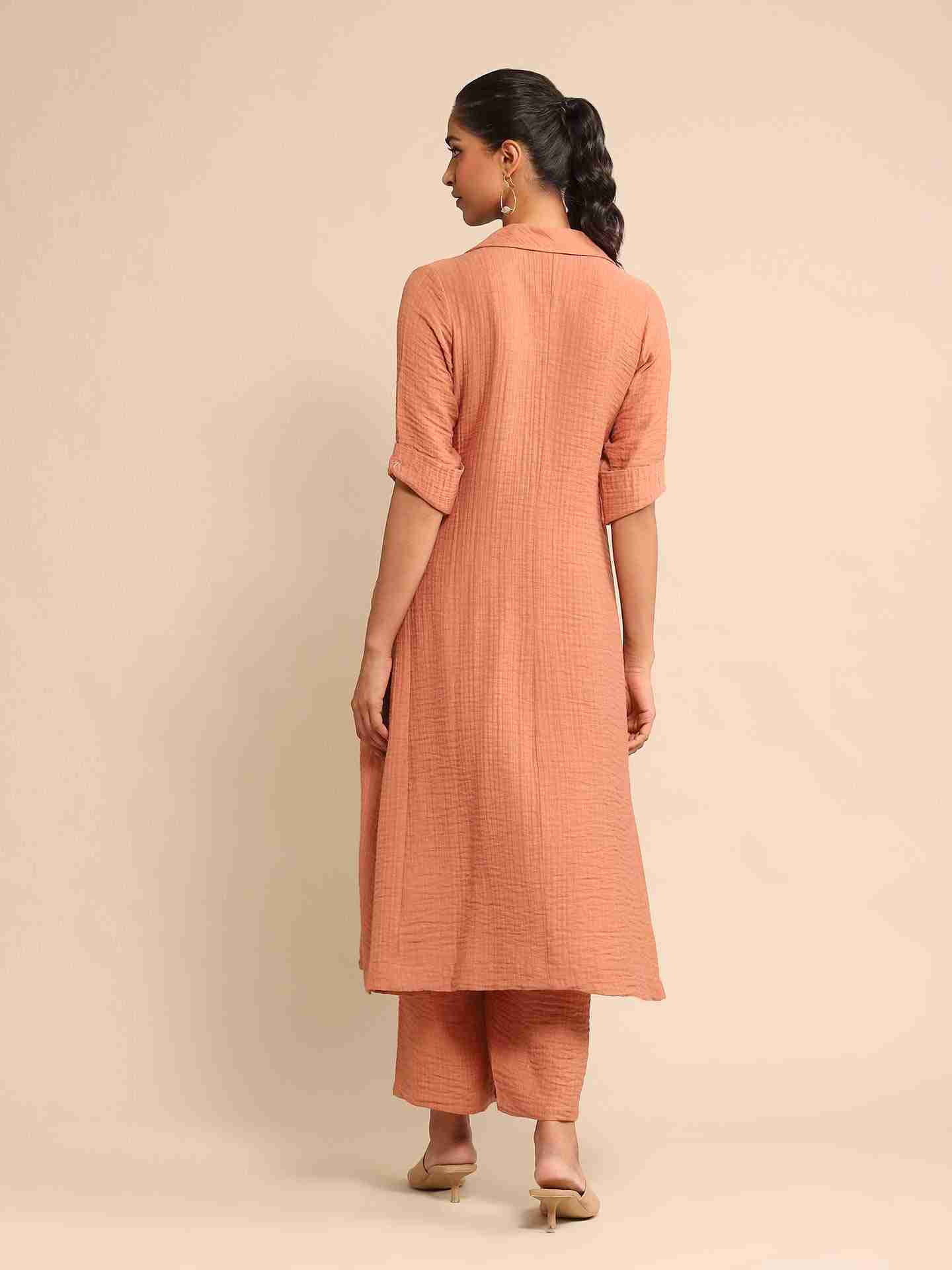 Pink Urban Elysian Cotton Kurta Set