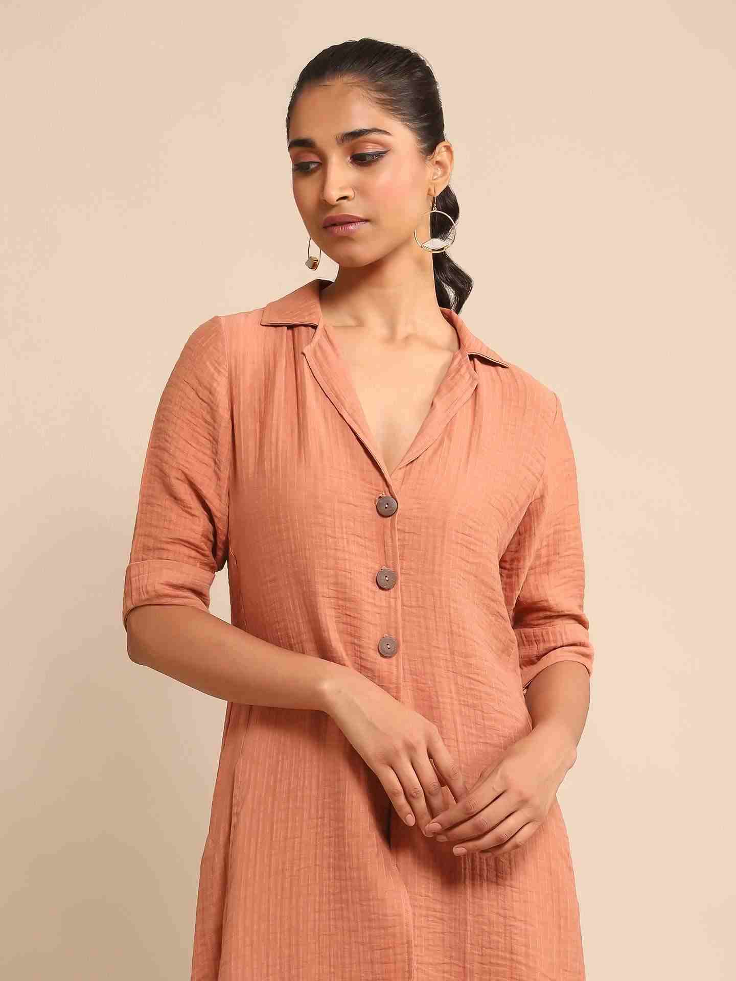 Pink Urban Elysian Cotton Kurta Set