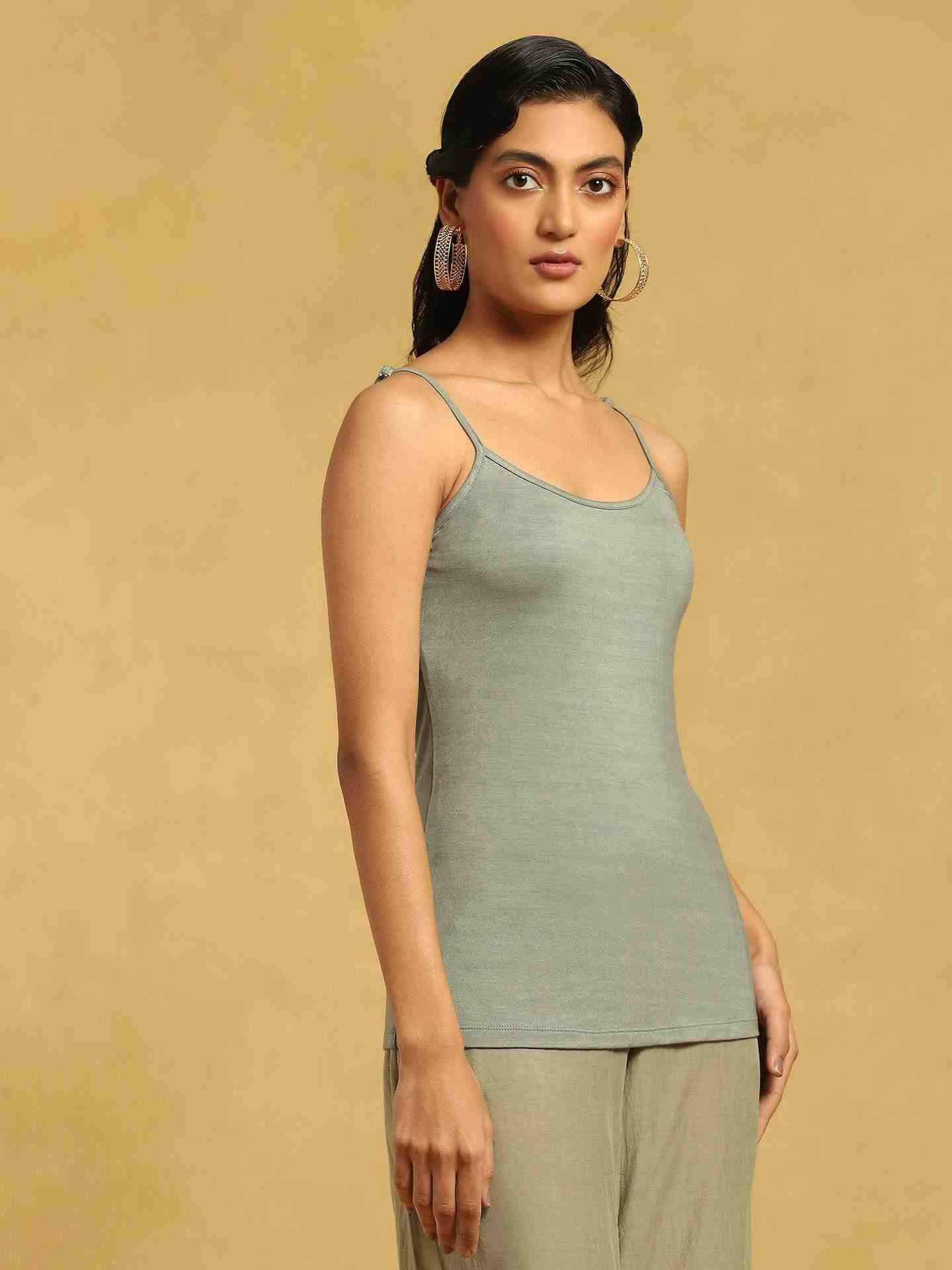 Olive Bulbul Chanderi Kurta Set