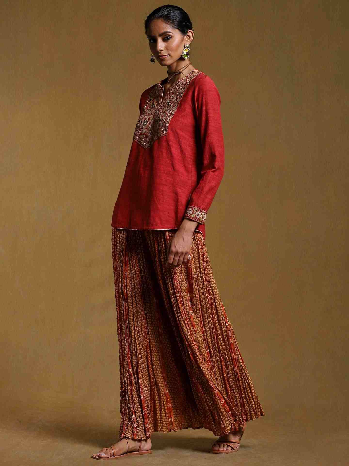 Red Dazzy Co-Ord Set