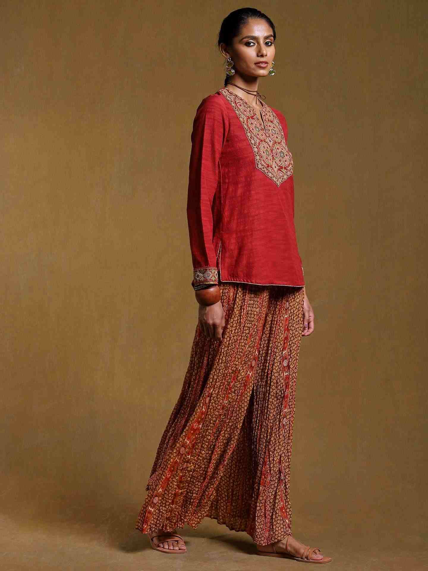 Red Dazzy Co-Ord Set