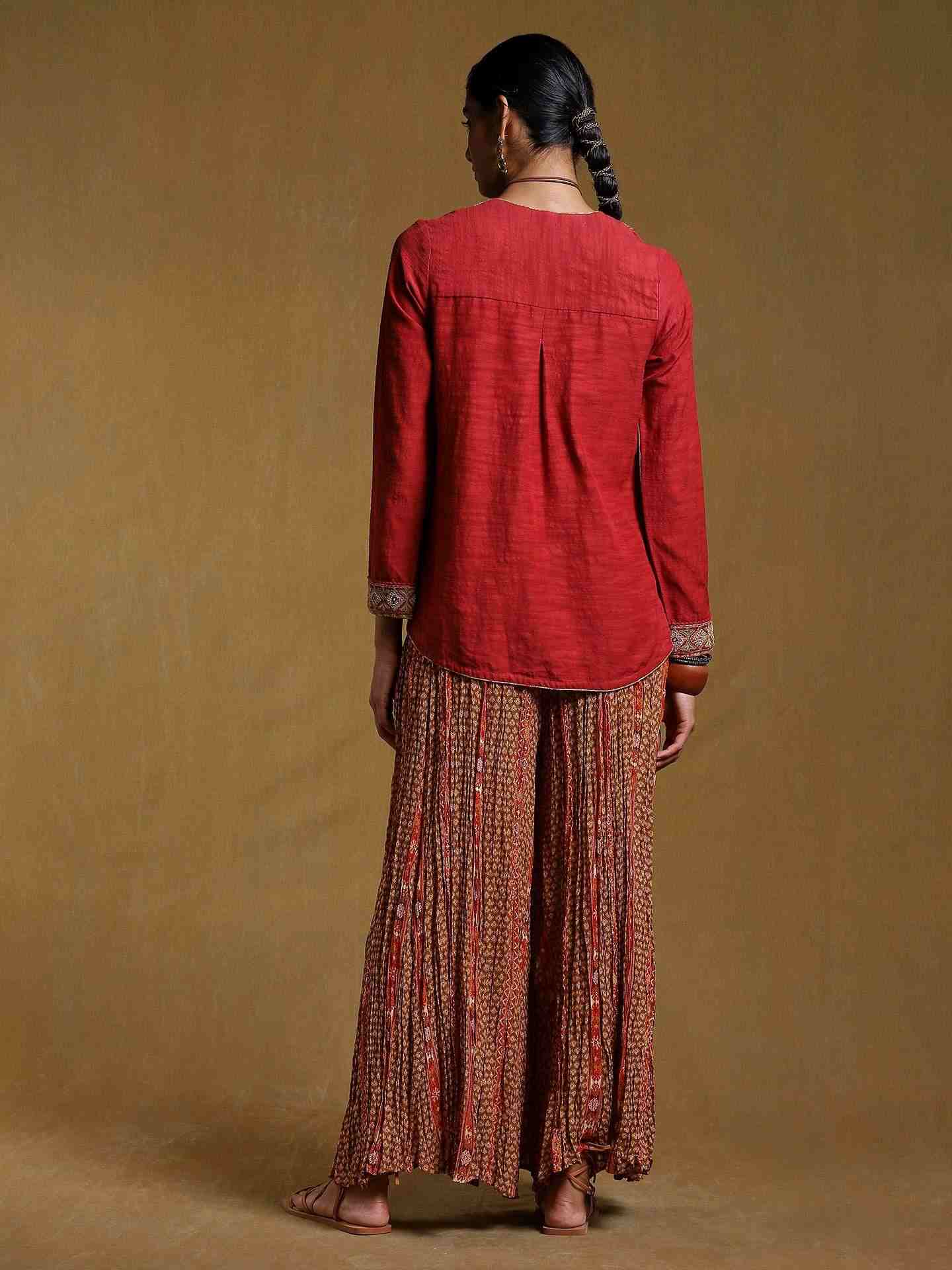 Red Dazzy Co-Ord Set