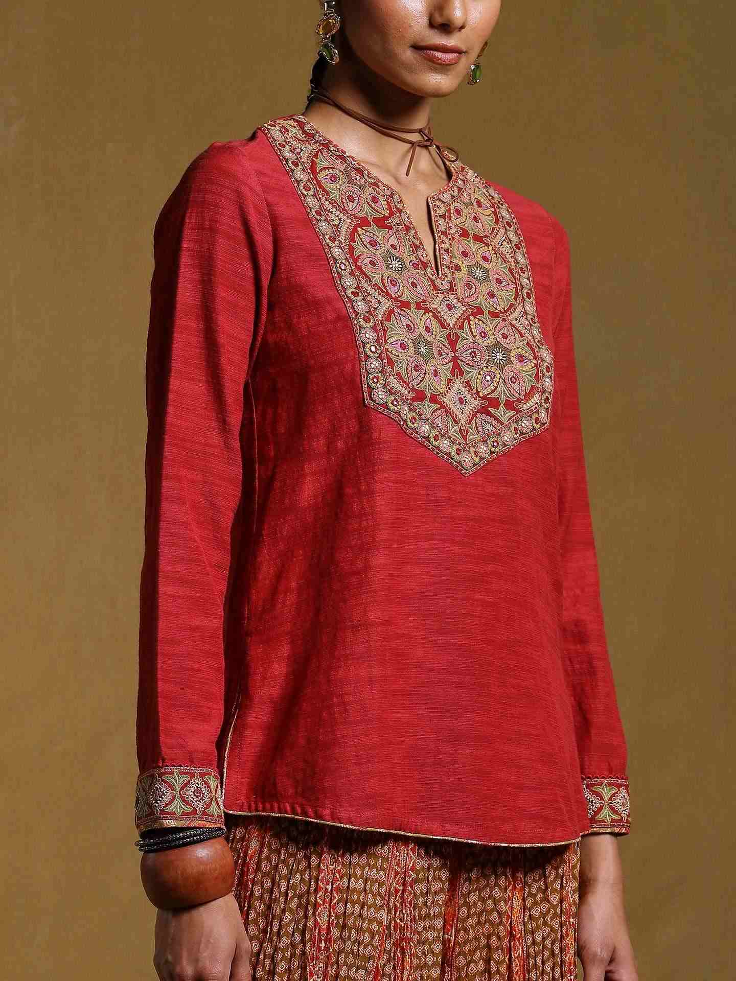 Red Dazzy Co-Ord Set