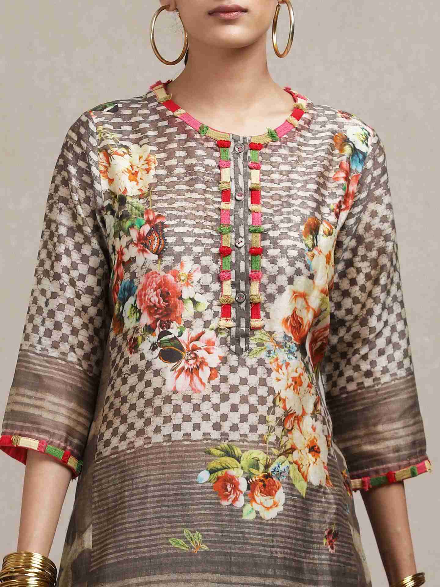 Grey Veera Kurta Set