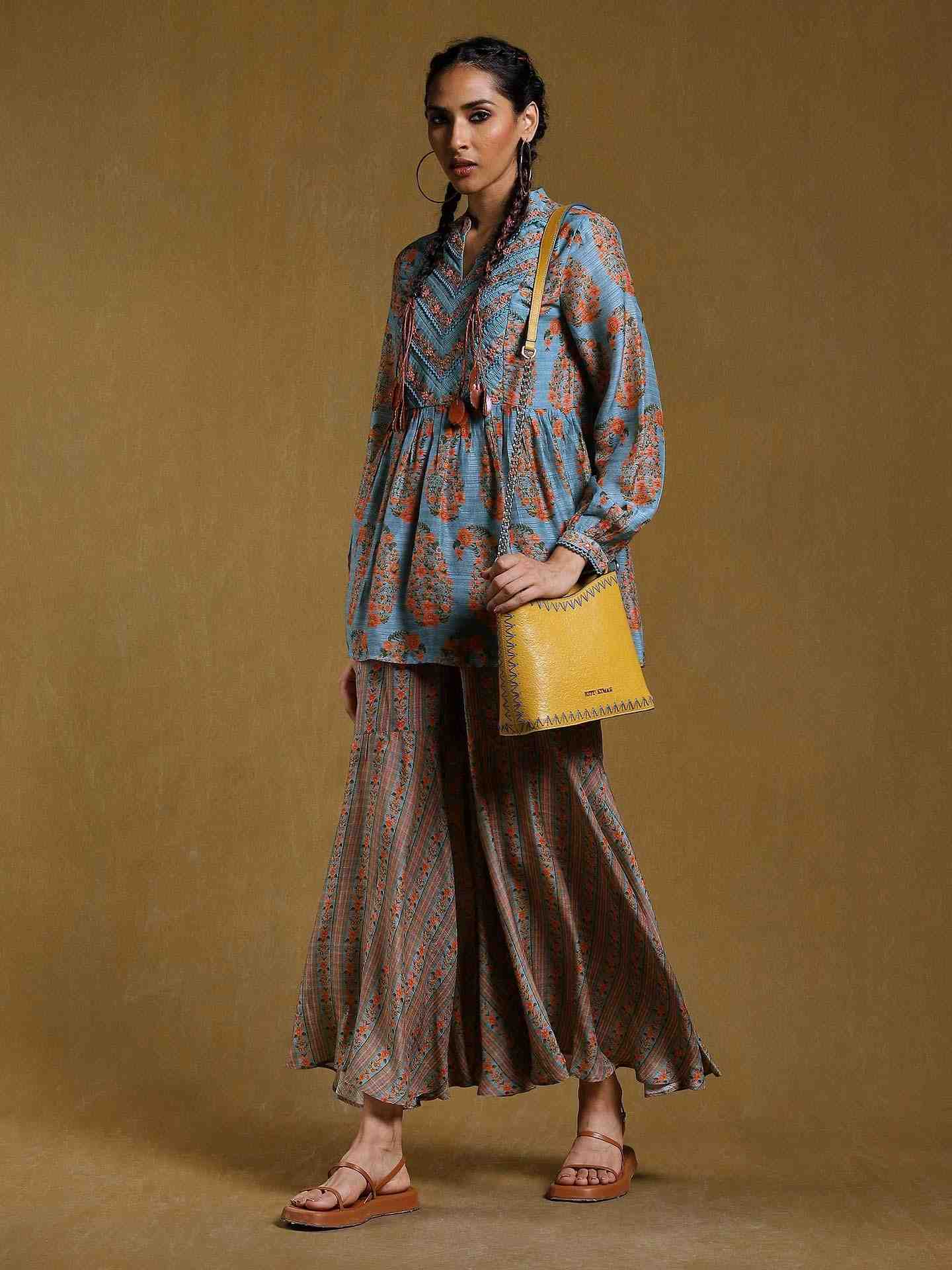 Aqua Bagan Co-Ord Set