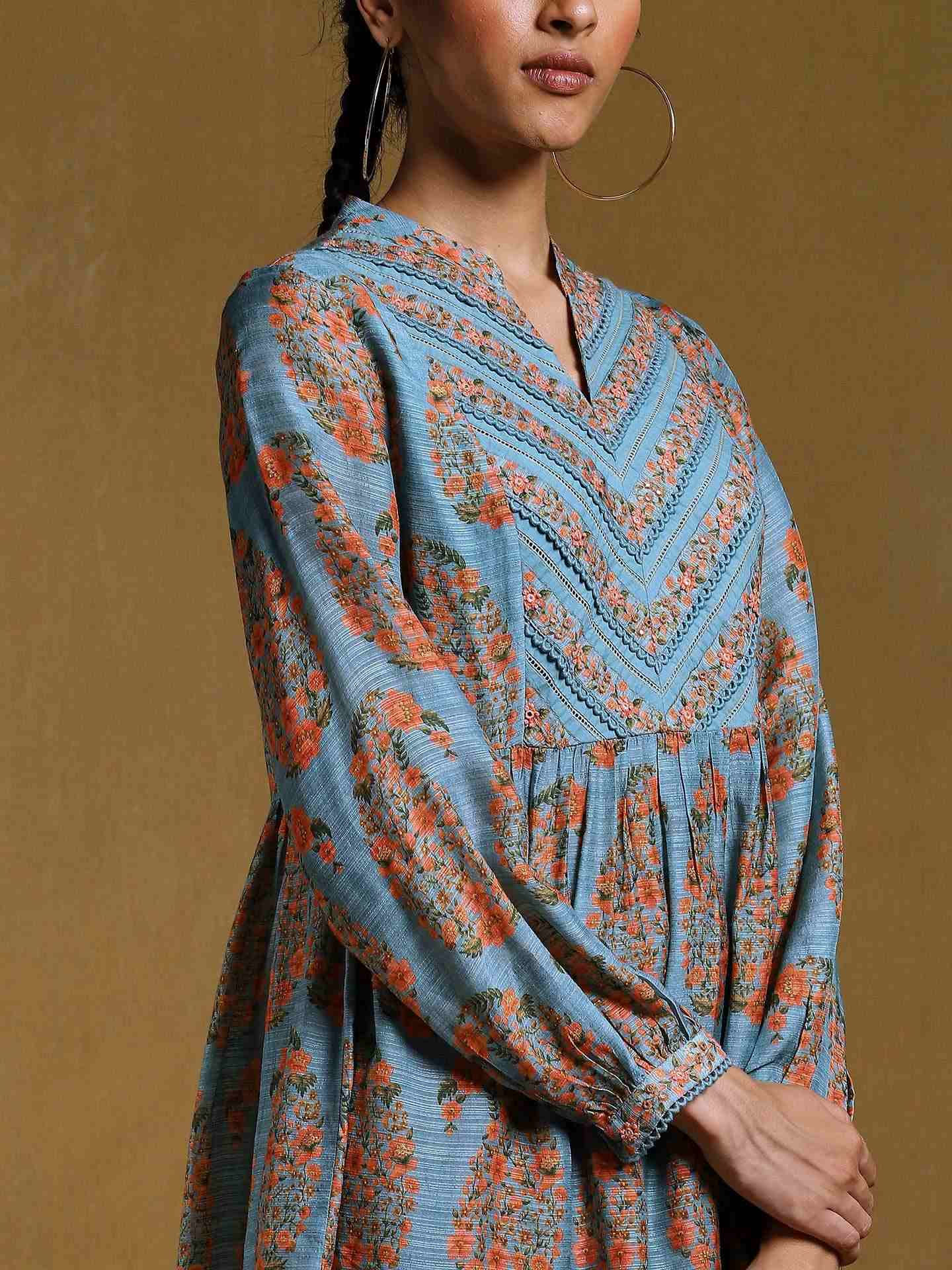 Aqua Bagan Co-Ord Set