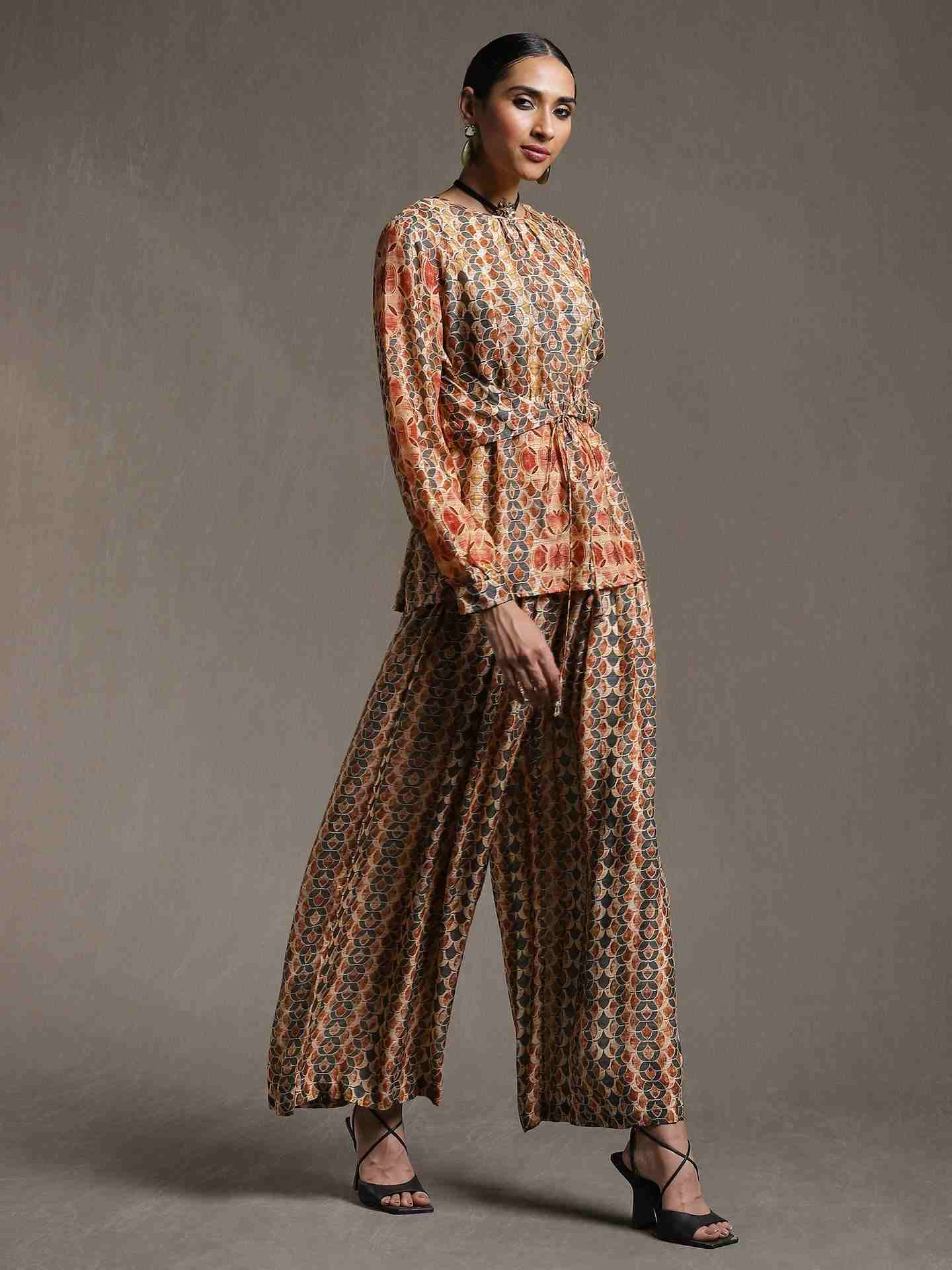 Olive Chess Co-Ord Set