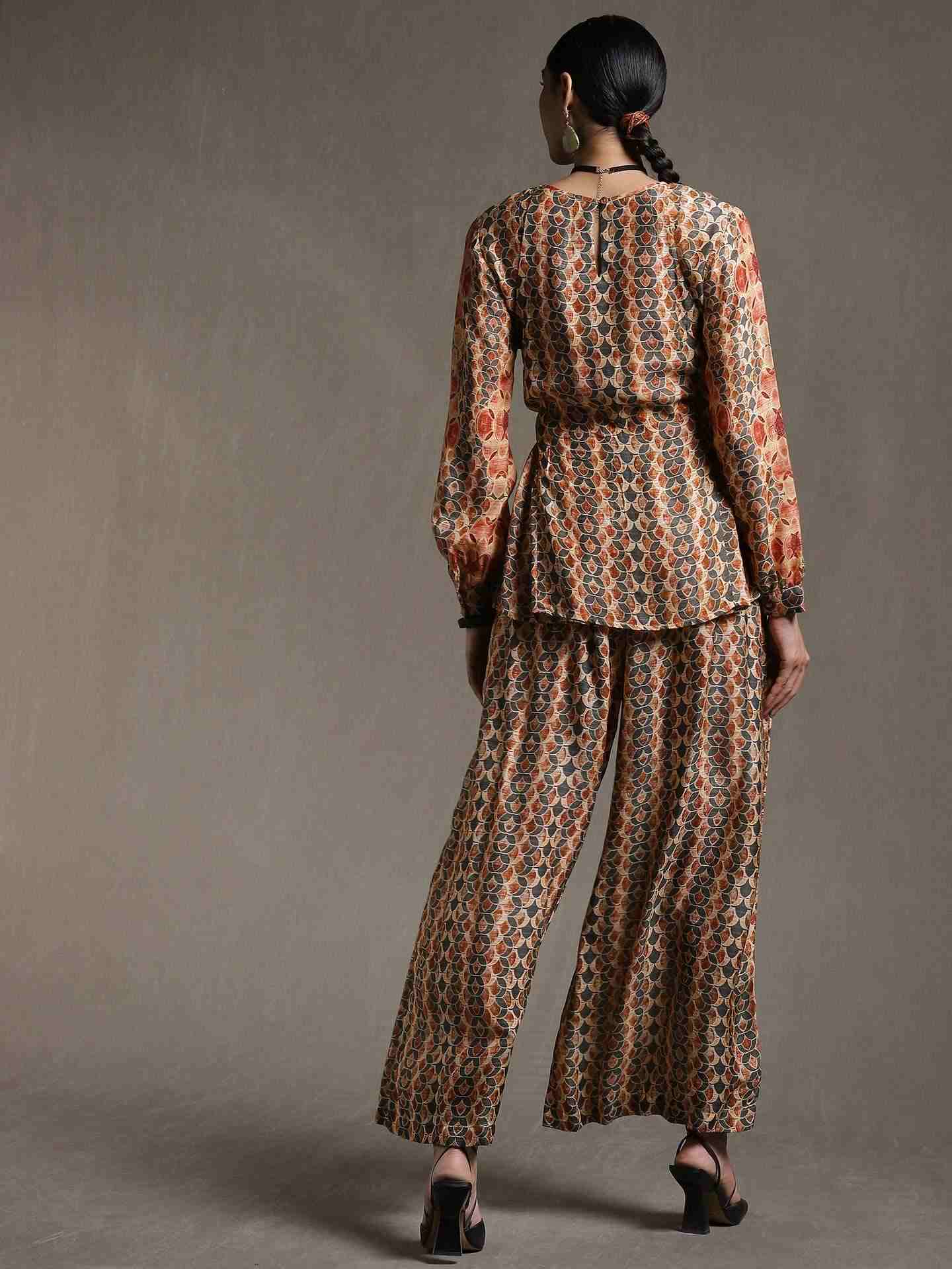 Olive Chess Co-Ord Set