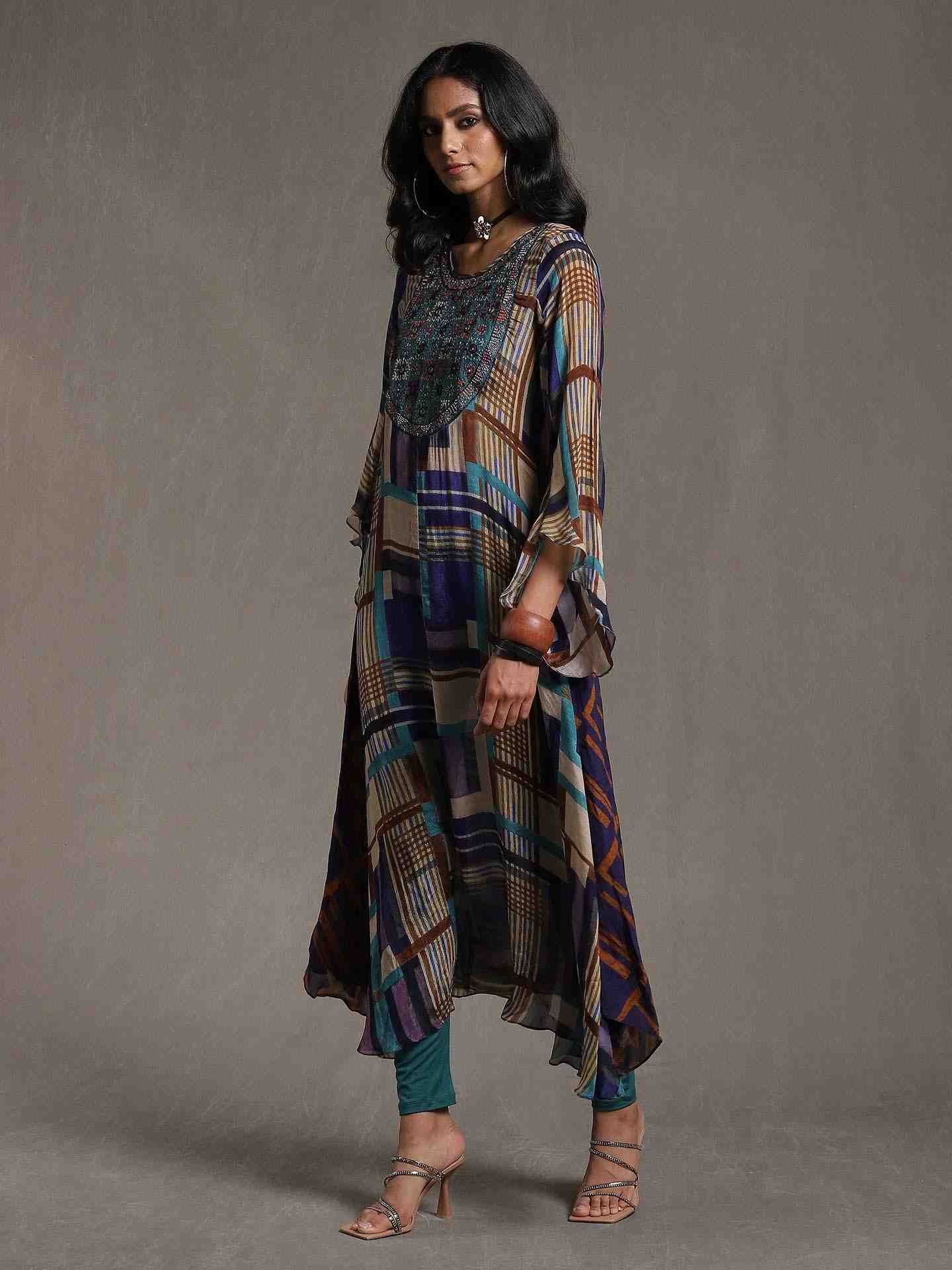 Blue Cleopatra Kurta Set