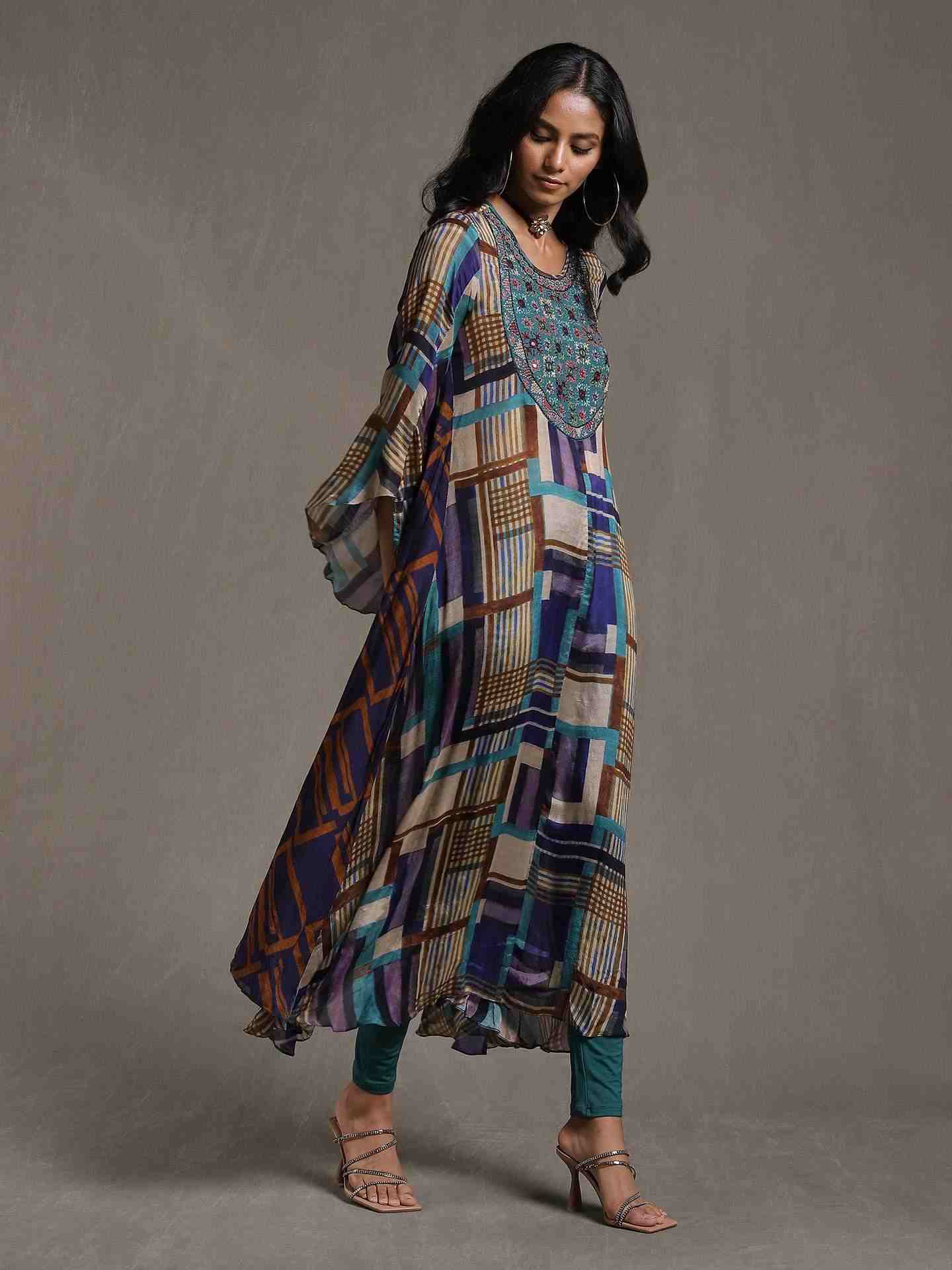 Blue Cleopatra Kurta Set