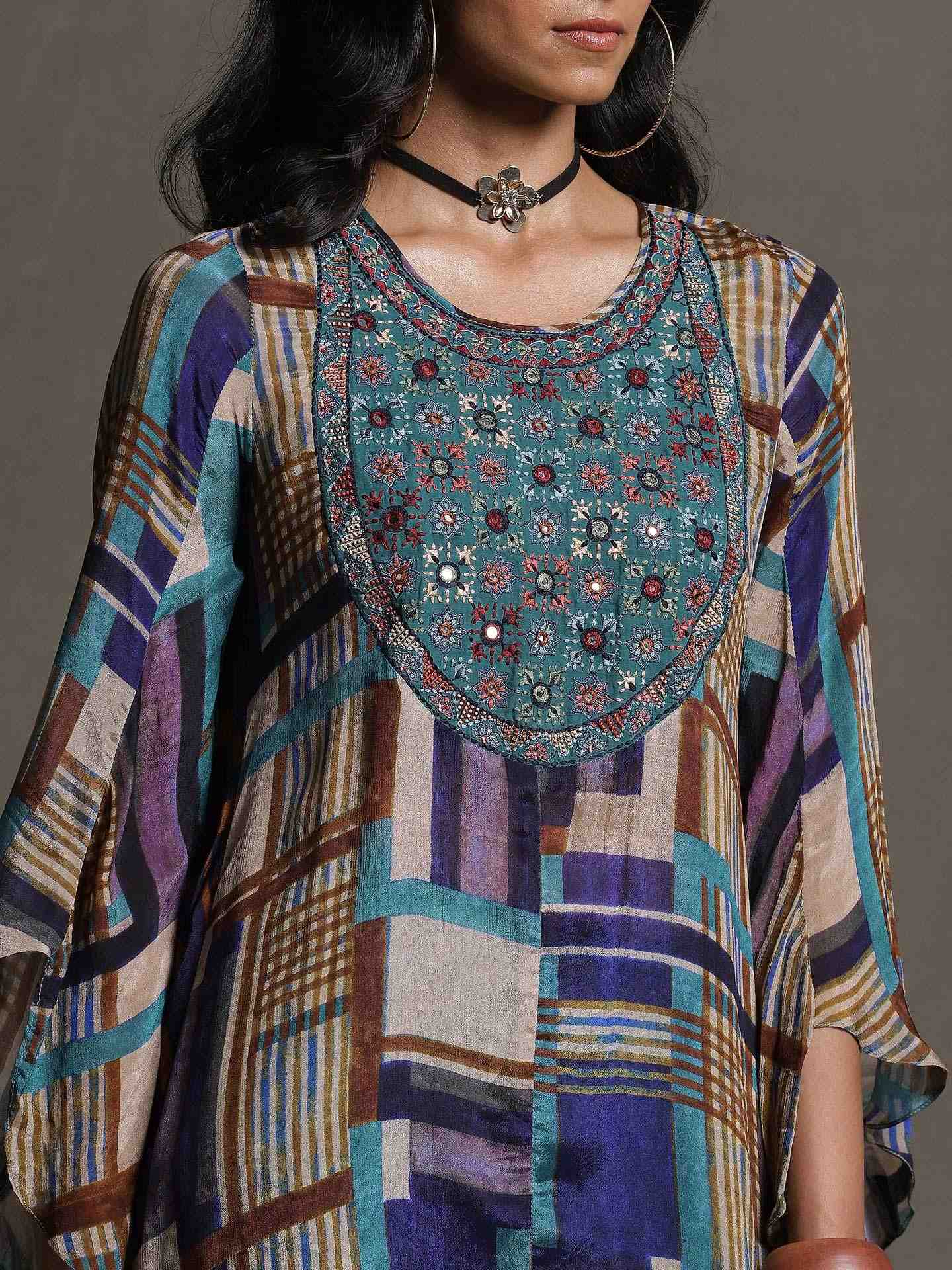 Blue Cleopatra Kurta Set