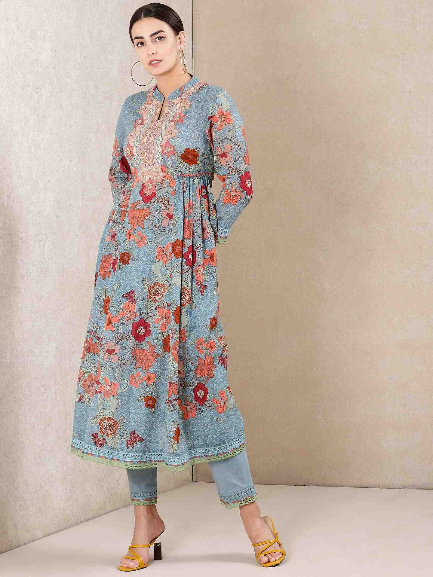 Dusty Blue Manvik Suit Set