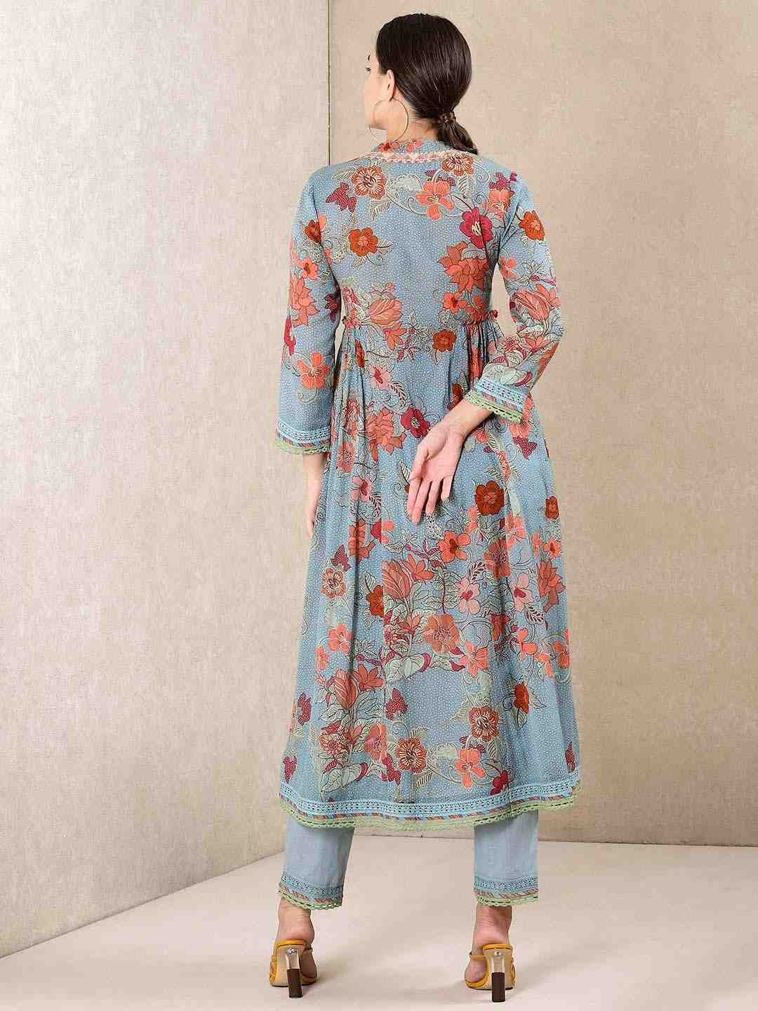 Dusty Blue Manvik Suit Set